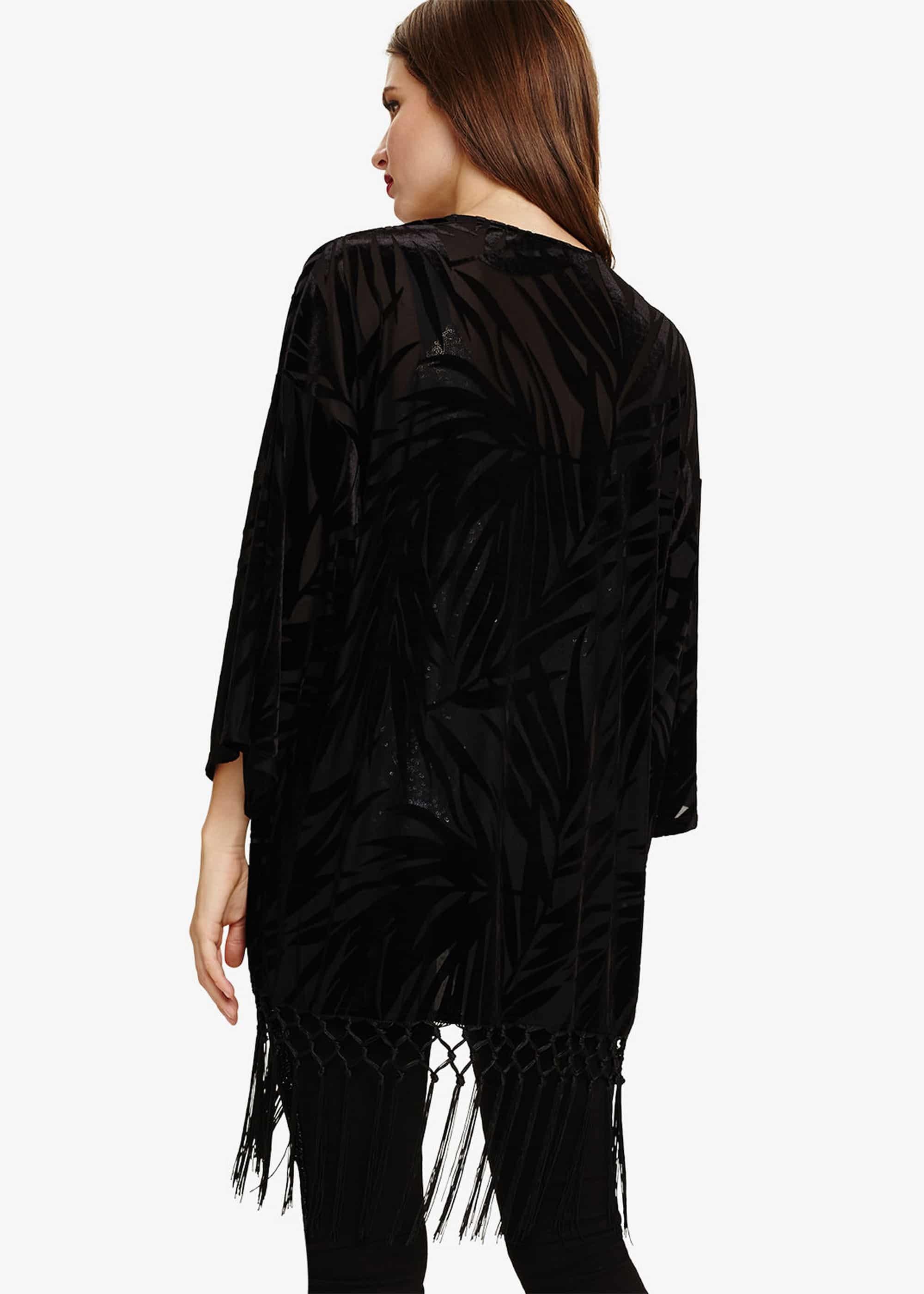 Prue Palm Burnout Kimono