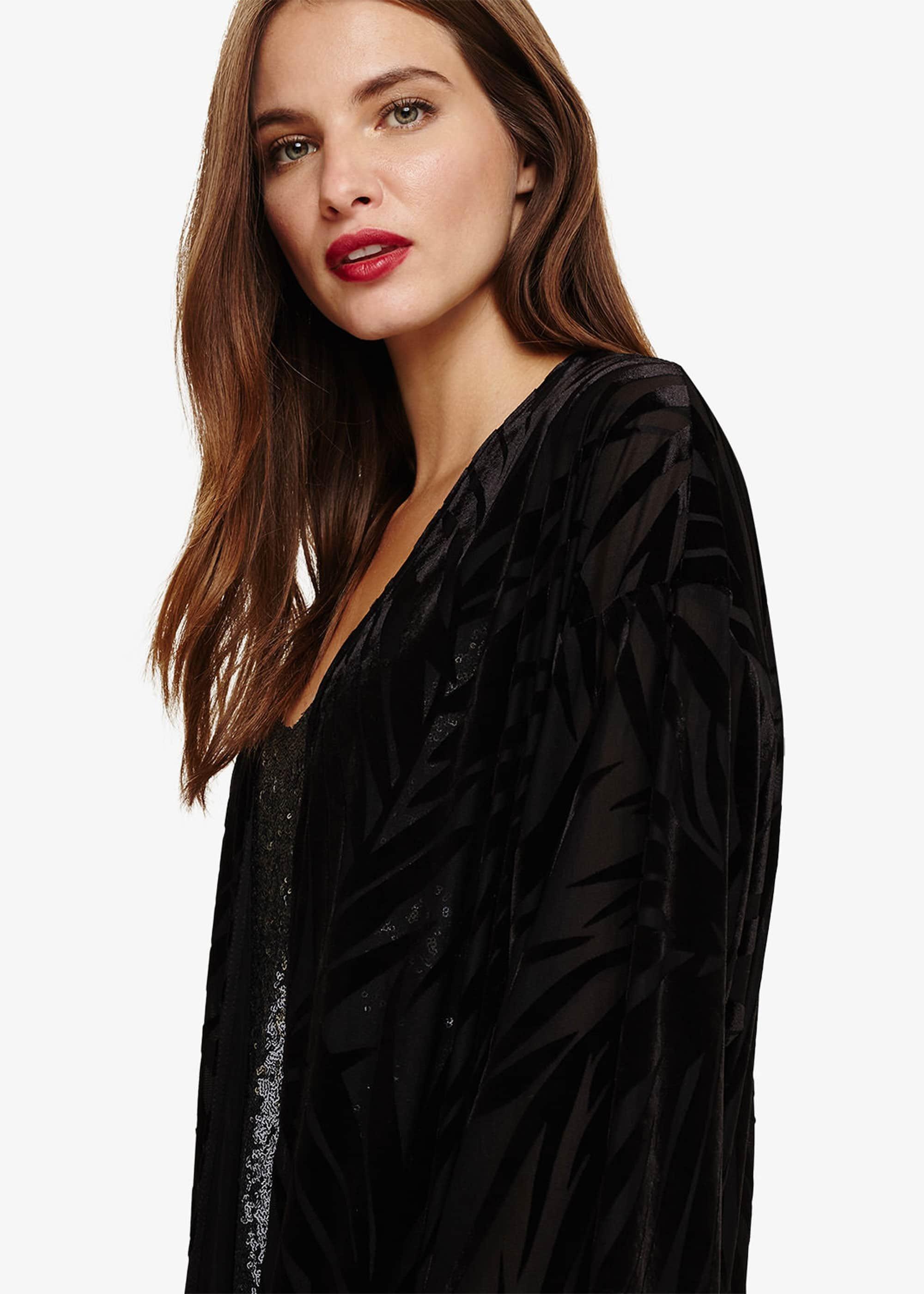 Prue Palm Burnout Kimono