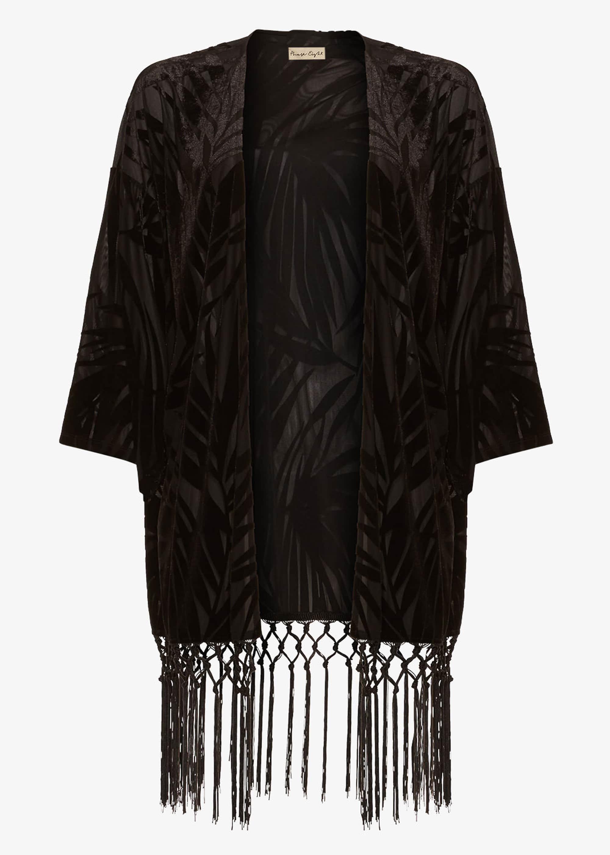 Prue Palm Burnout Kimono