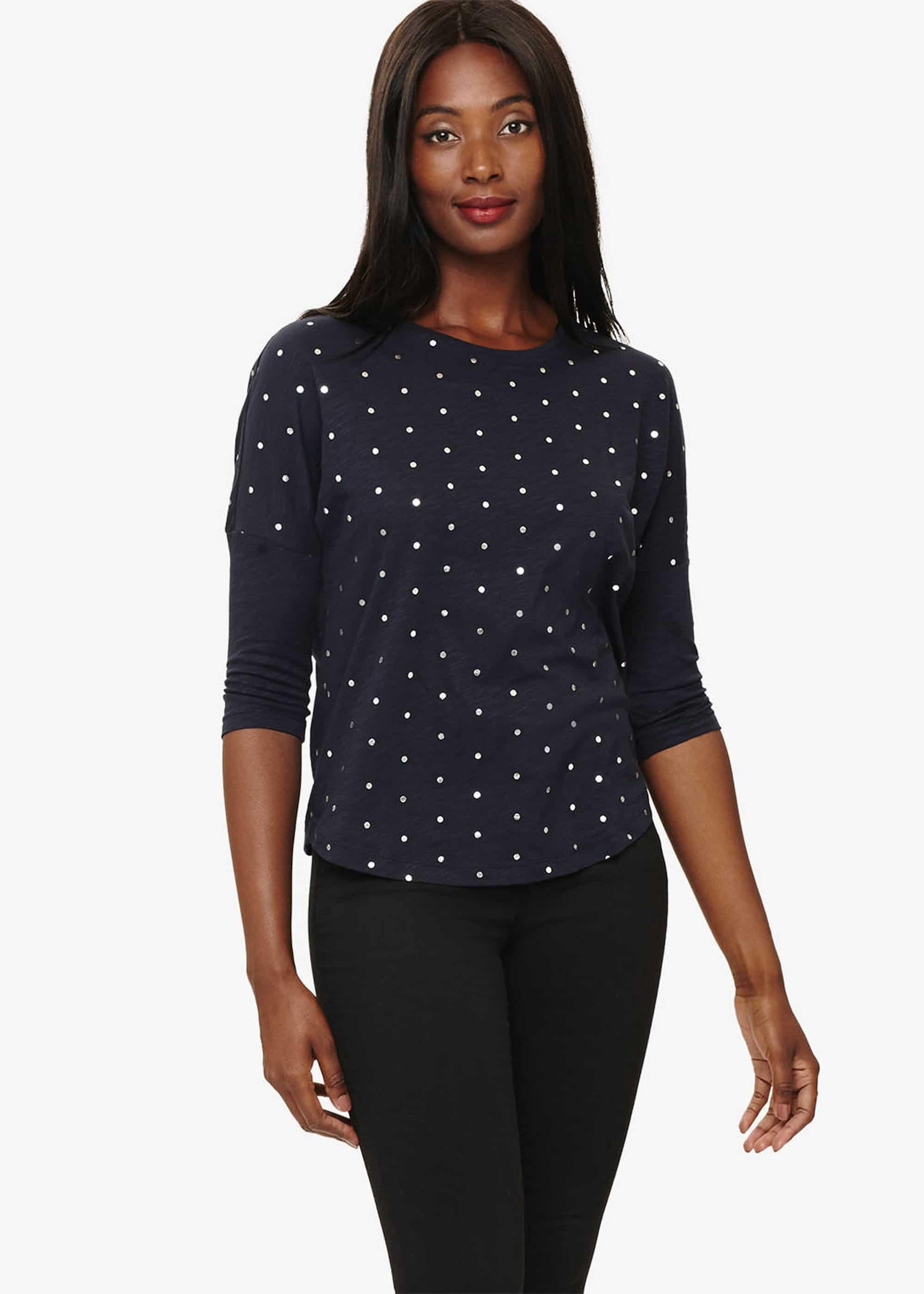 Dot Spot Foil Top