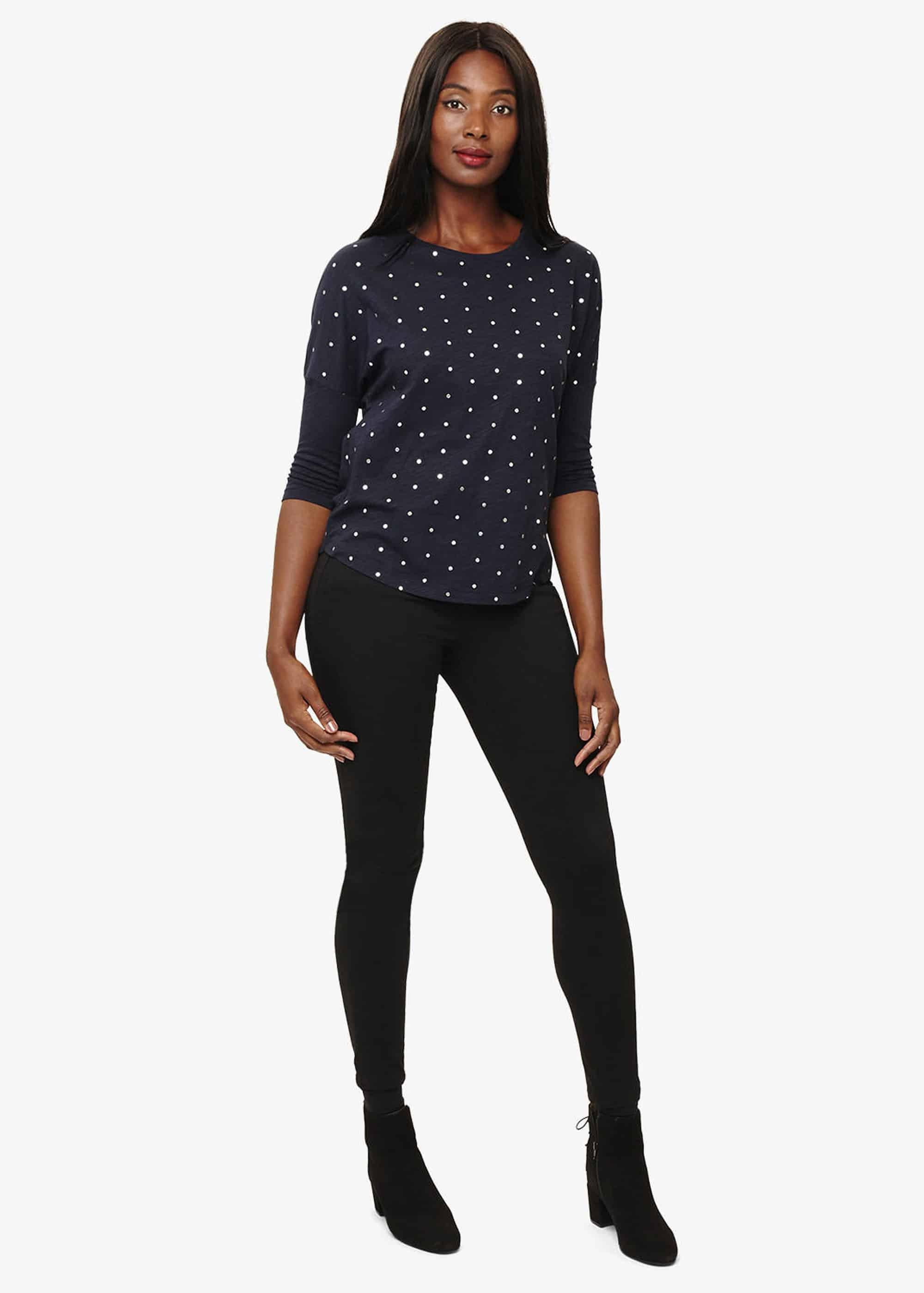 Dot Spot Foil Top