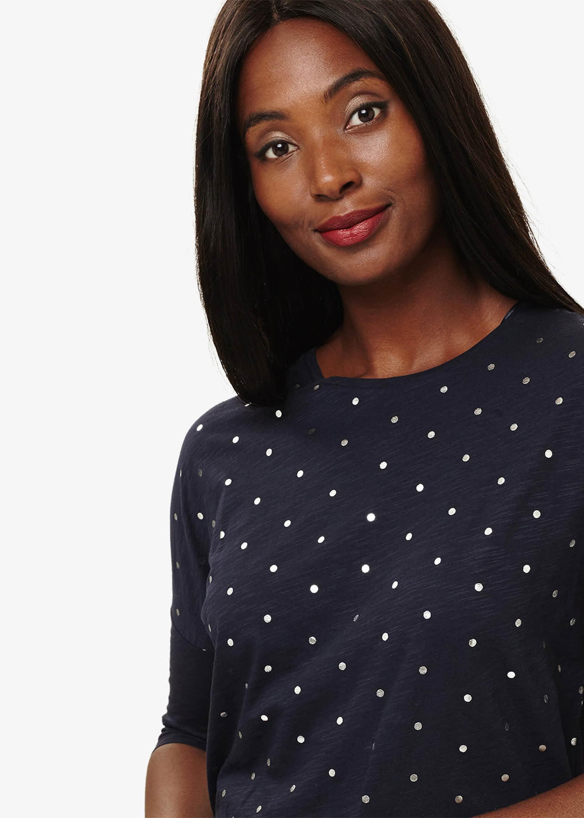 Dot Spot Foil Top