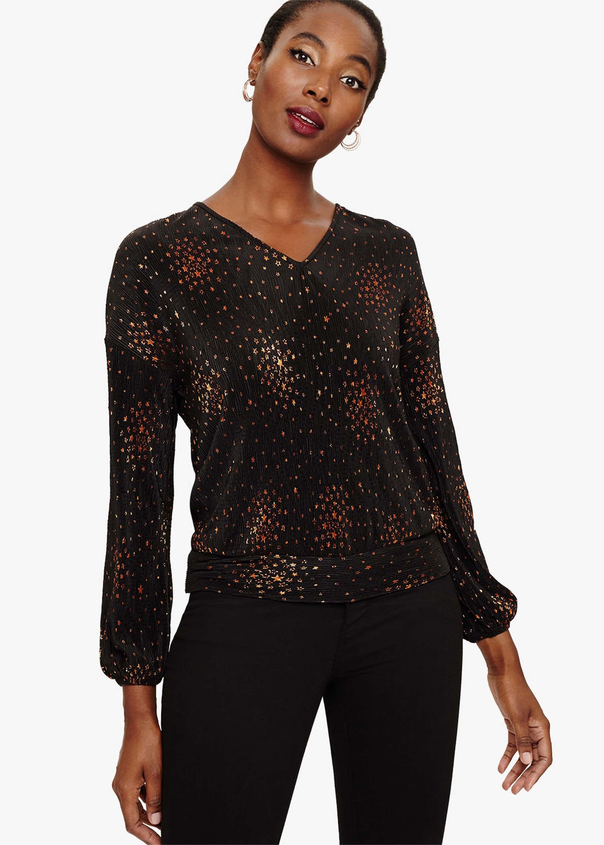 Sereana Star Plisse Top