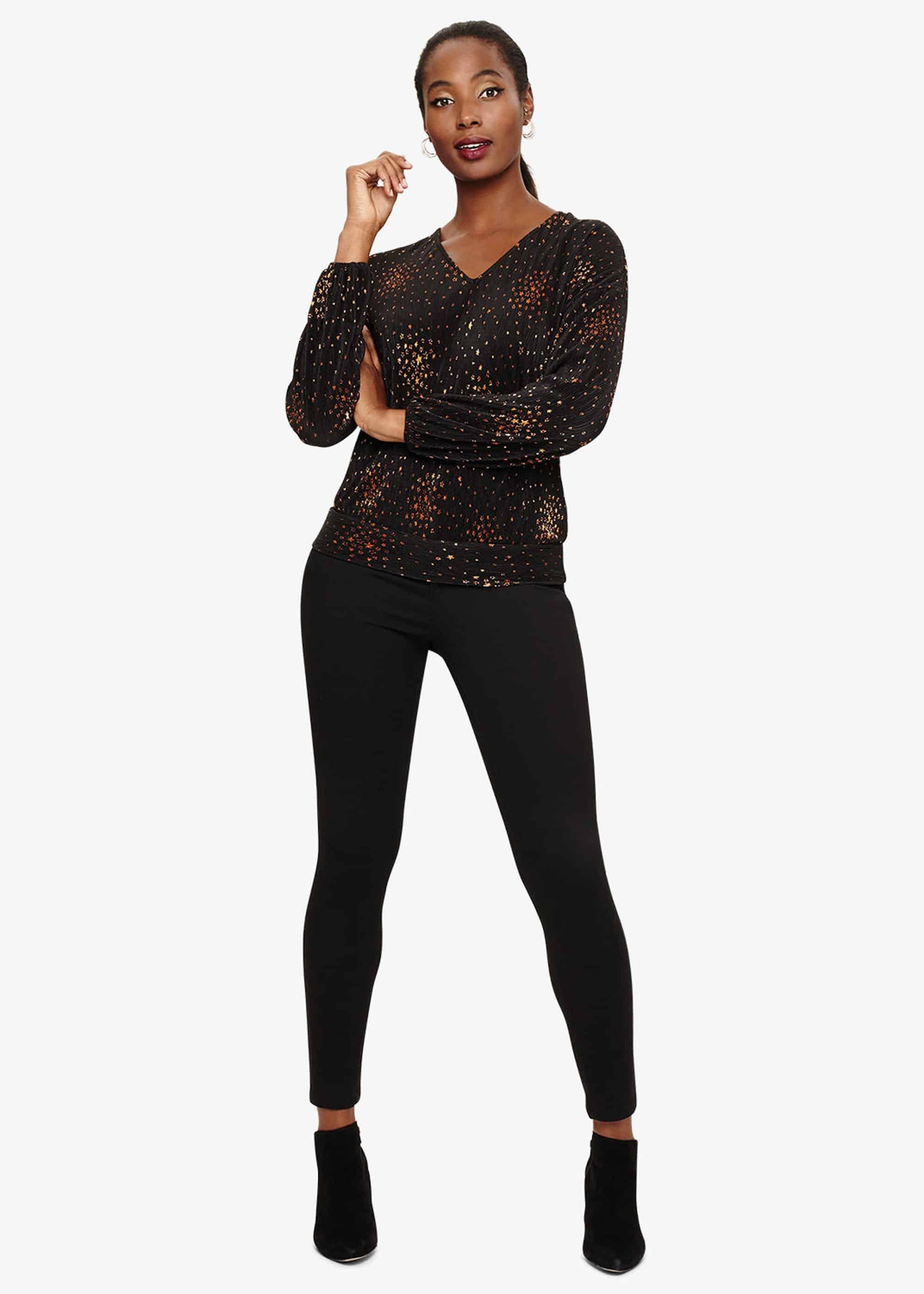 Sereana Star Plisse Top