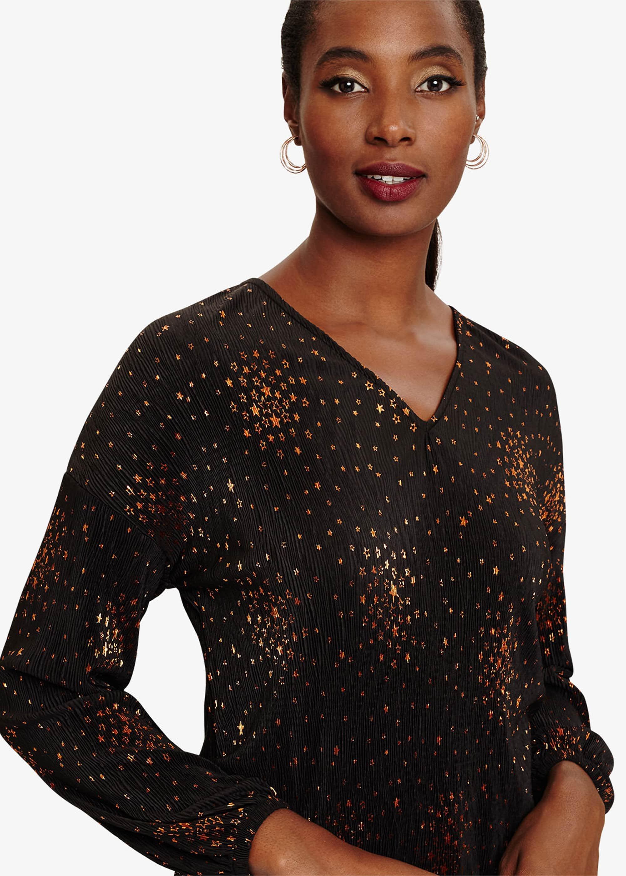 Sereana Star Plisse Top