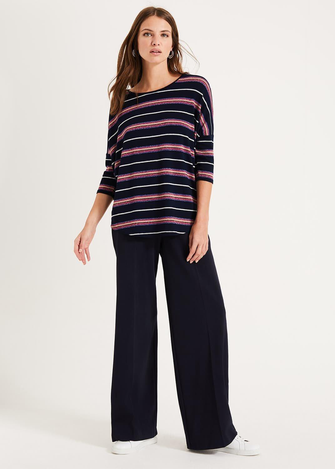 Catrina Sparkle Stripe Top