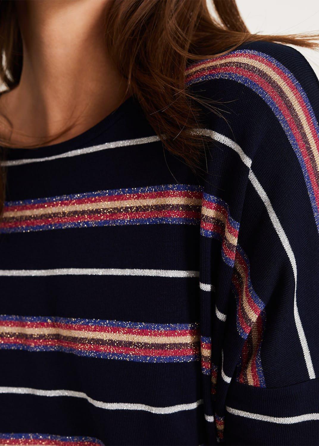 Catrina Sparkle Stripe Top
