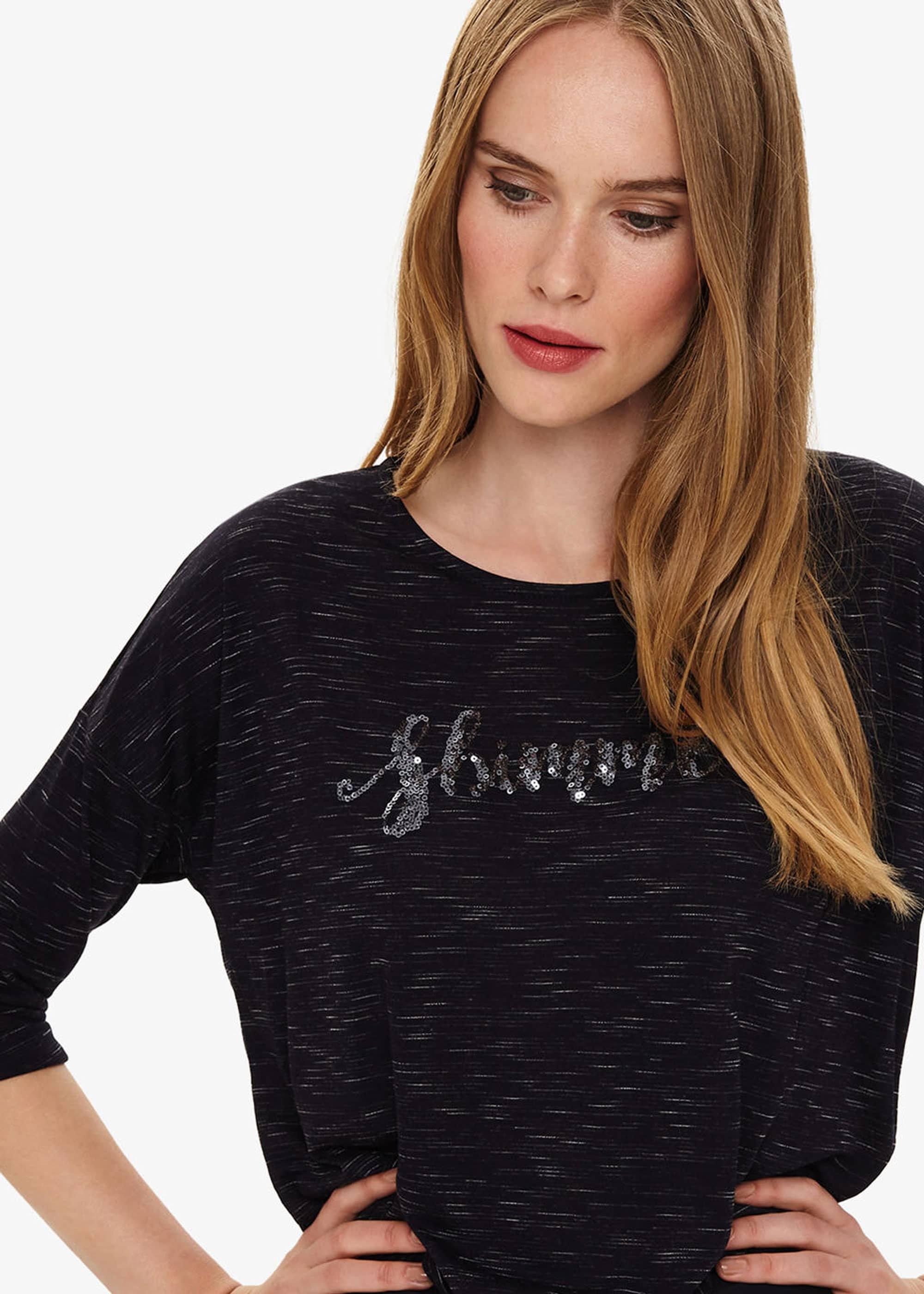 Diane Shimmer Sequin Top