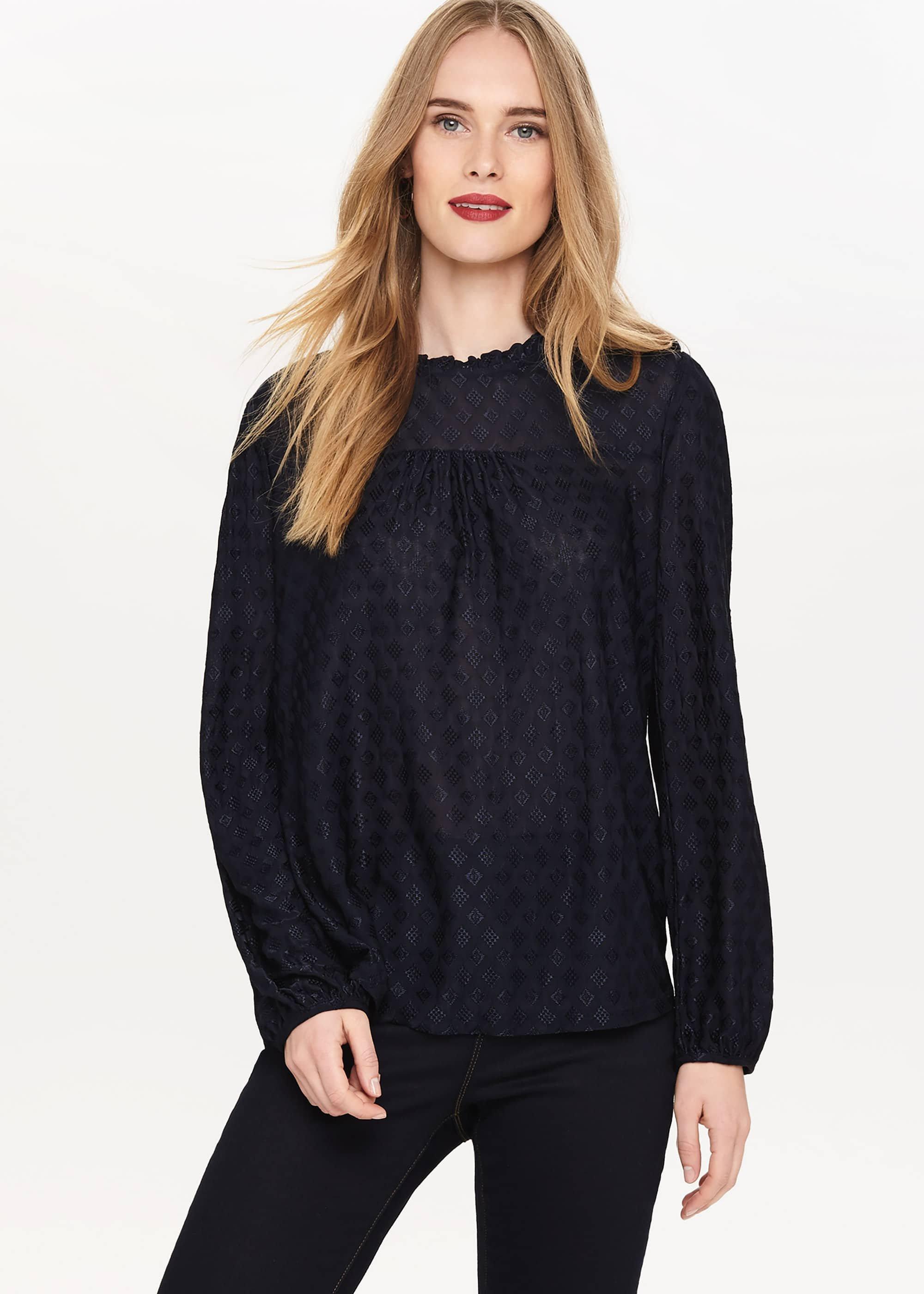 Jean Diamond Embroidered Blouse