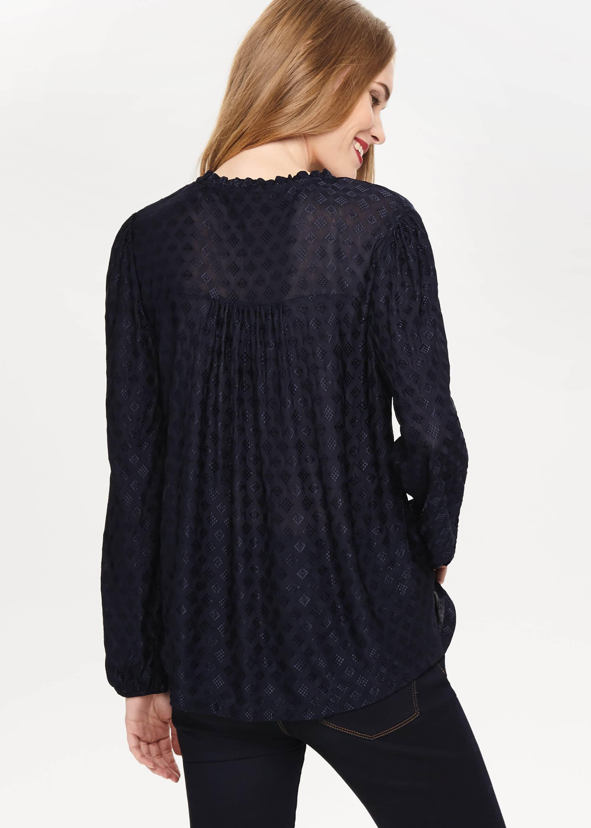 Jean Diamond Embroidered Blouse
