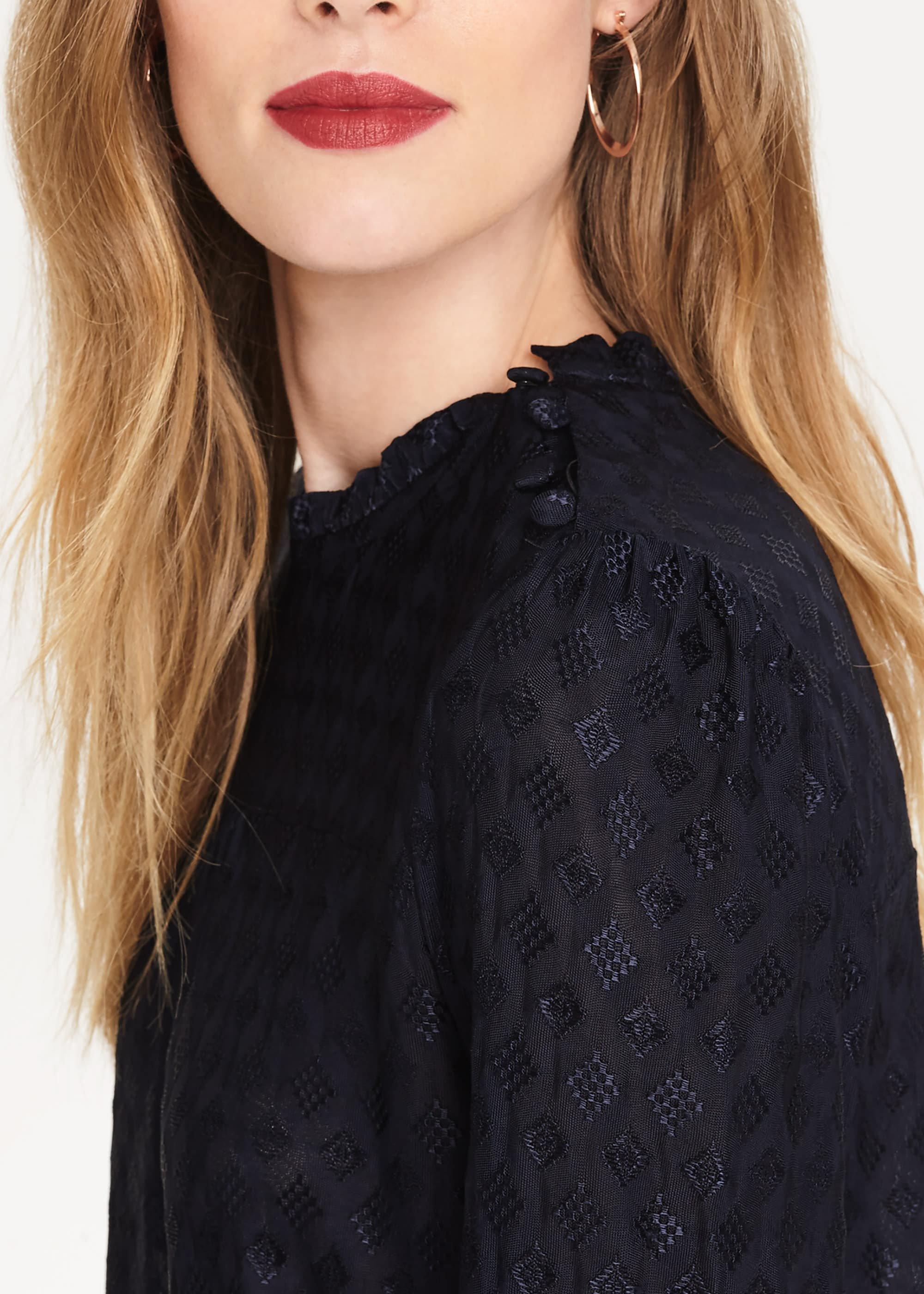 Jean Diamond Embroidered Blouse