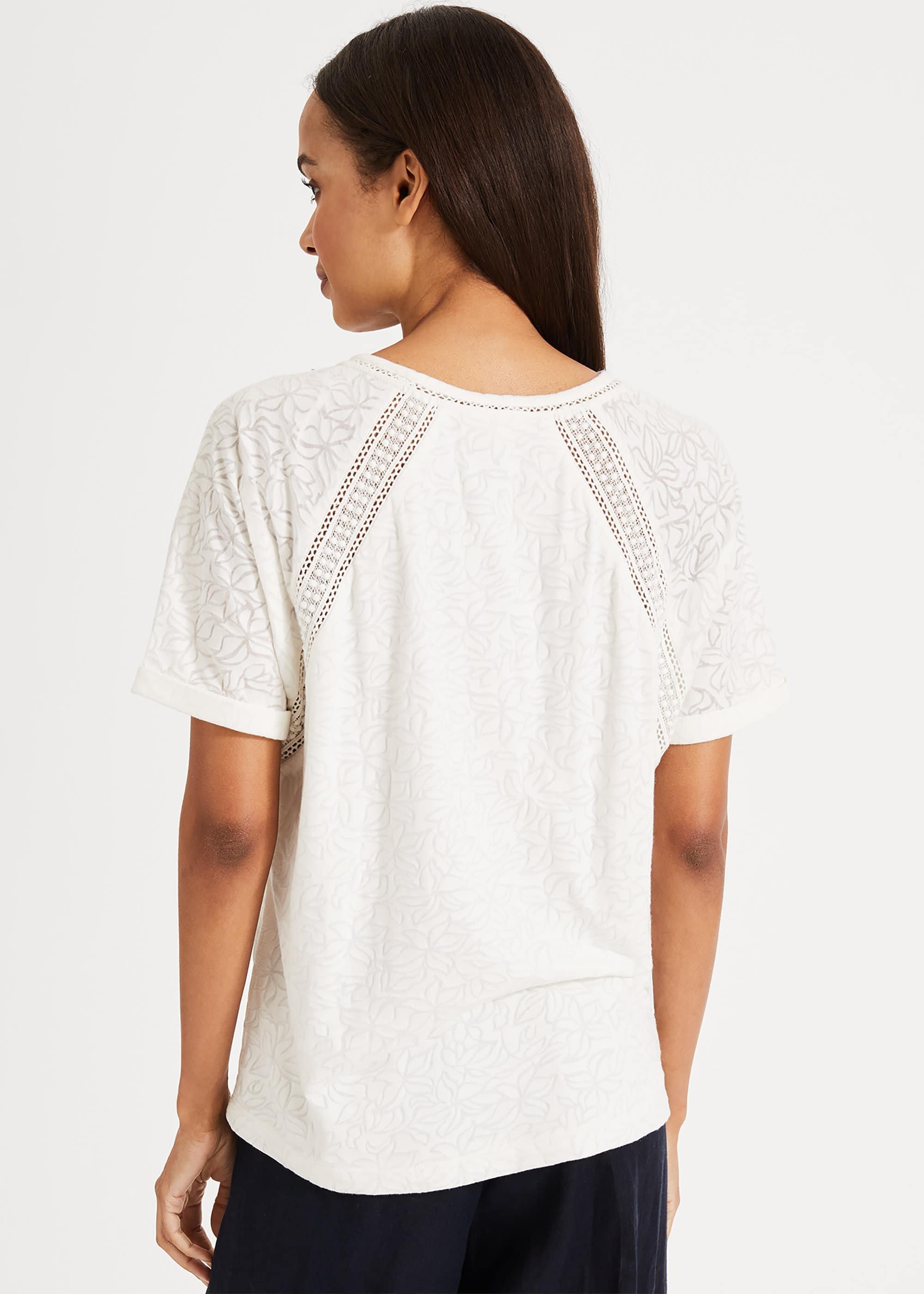 Liza Lace Trim Top
