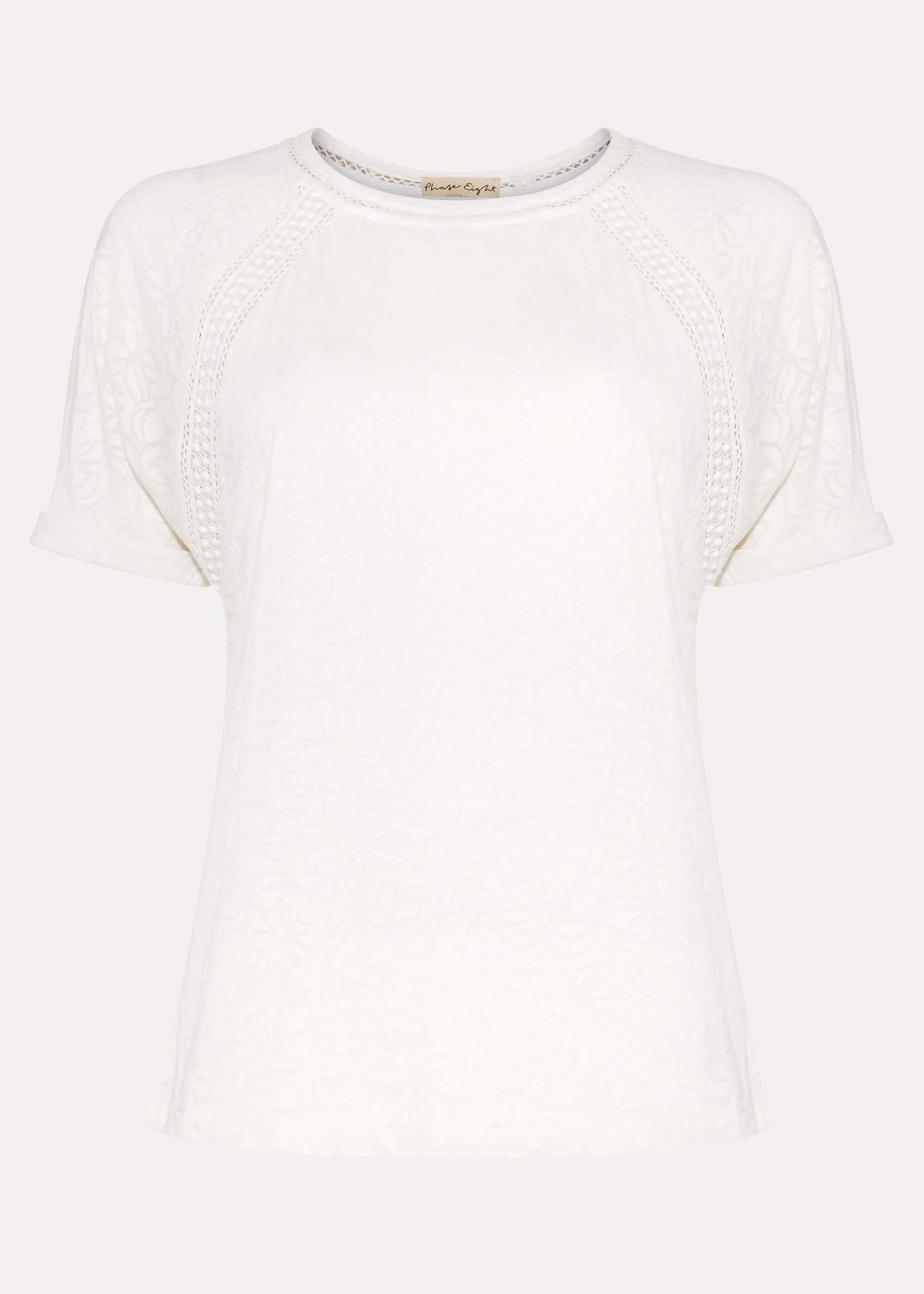 Liza Lace Trim Top