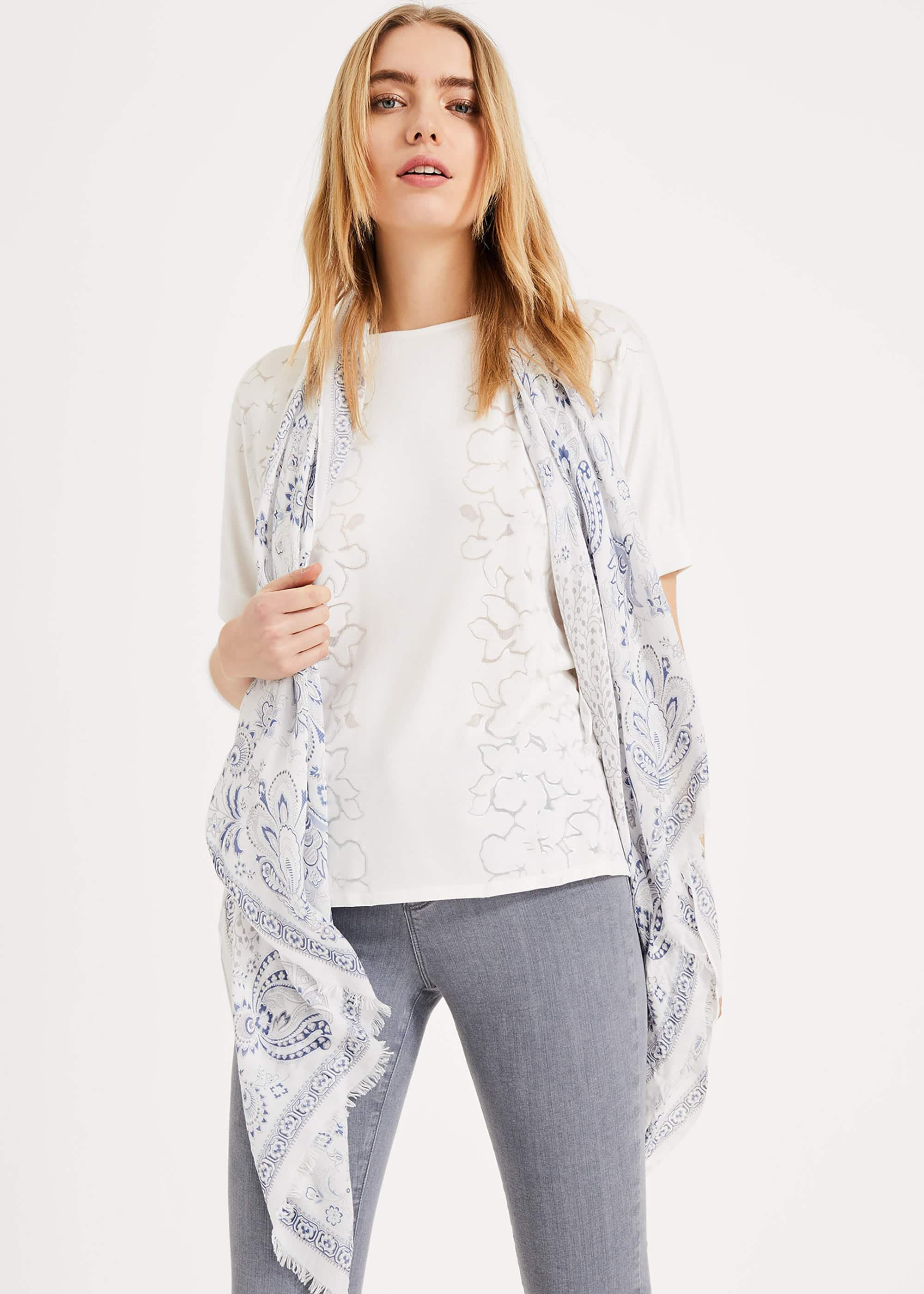 Addie Placed Burnout Top