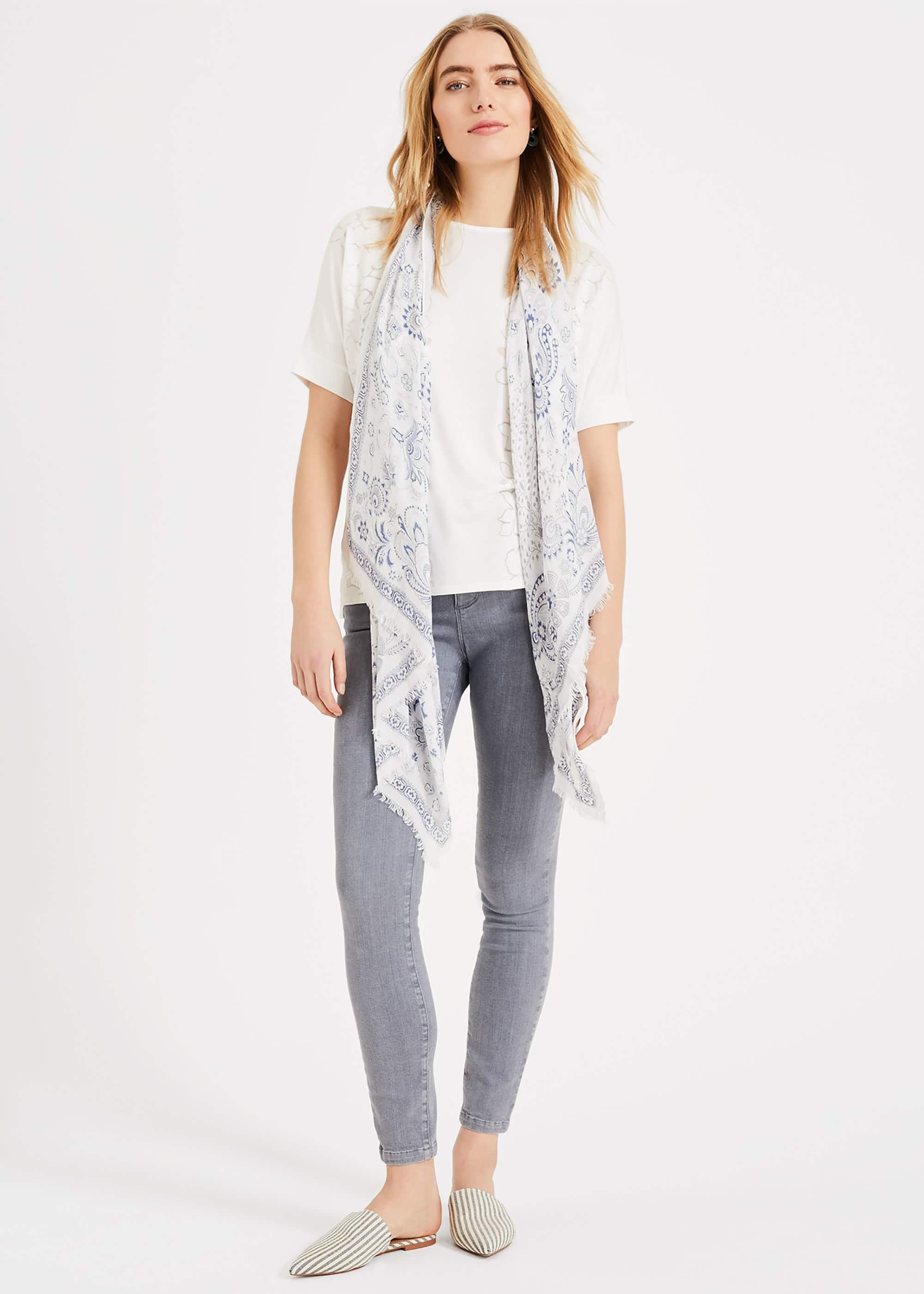 Addie Placed Burnout Top