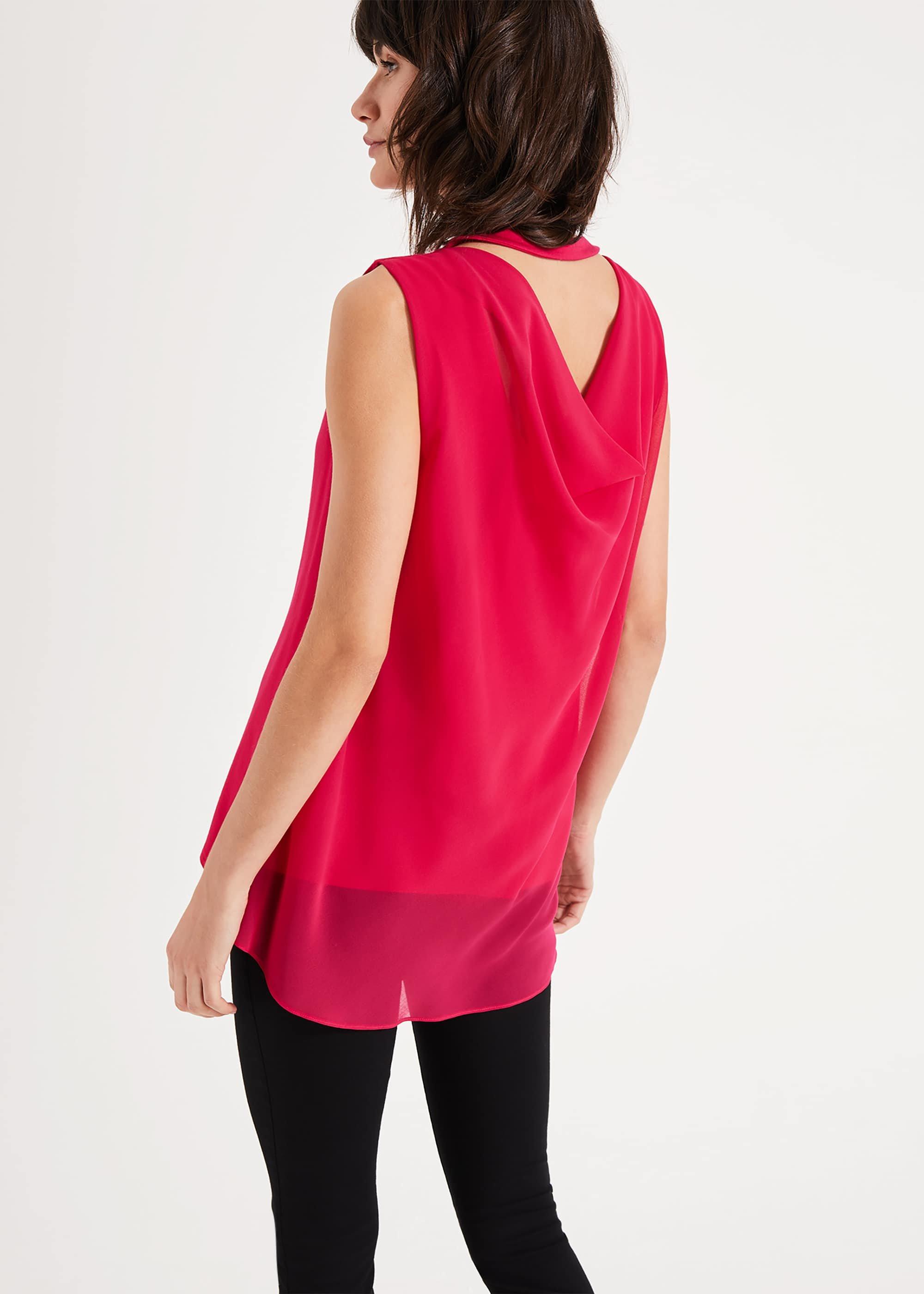 Haya Cowl Back Top
