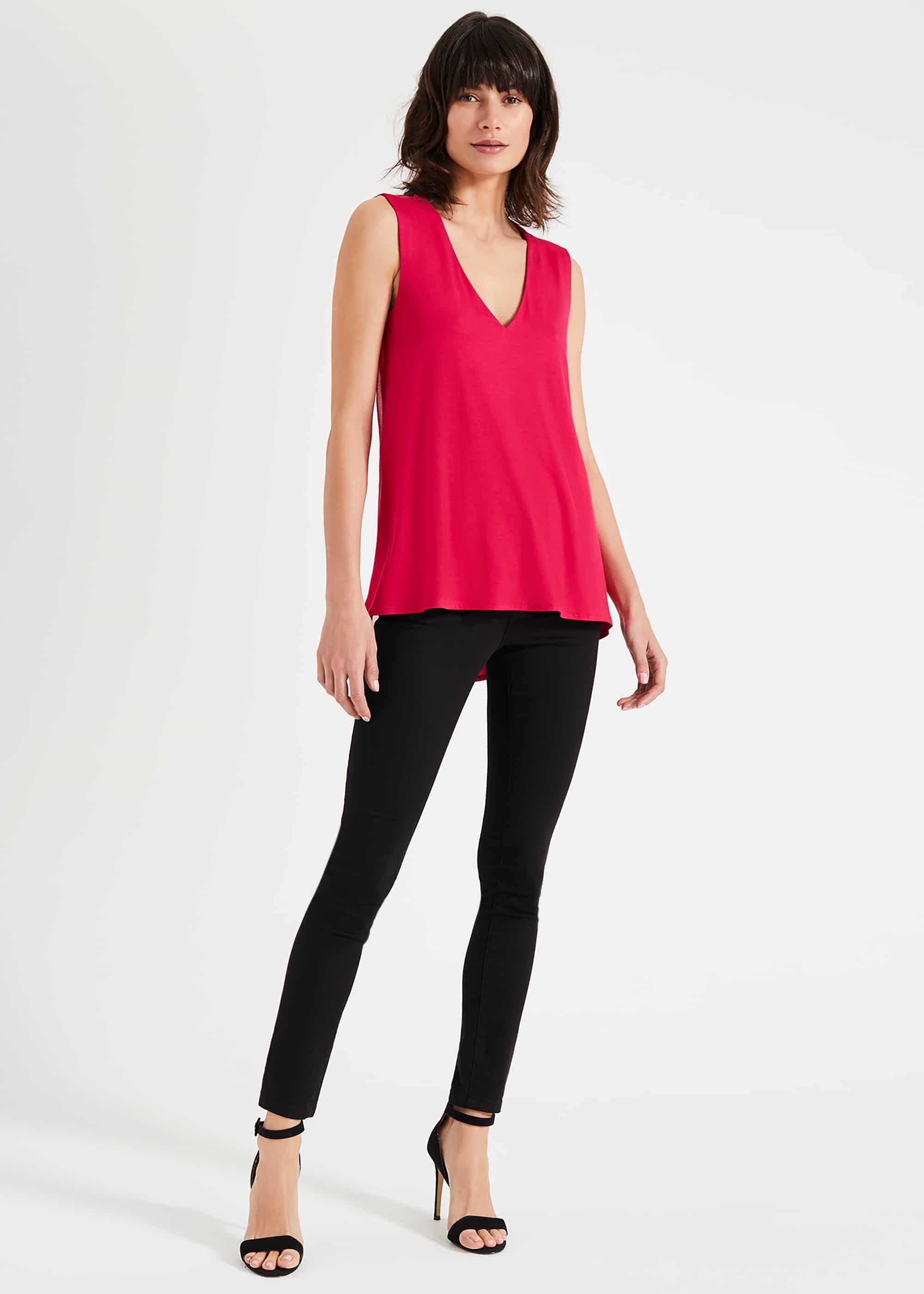 Haya Cowl Back Top