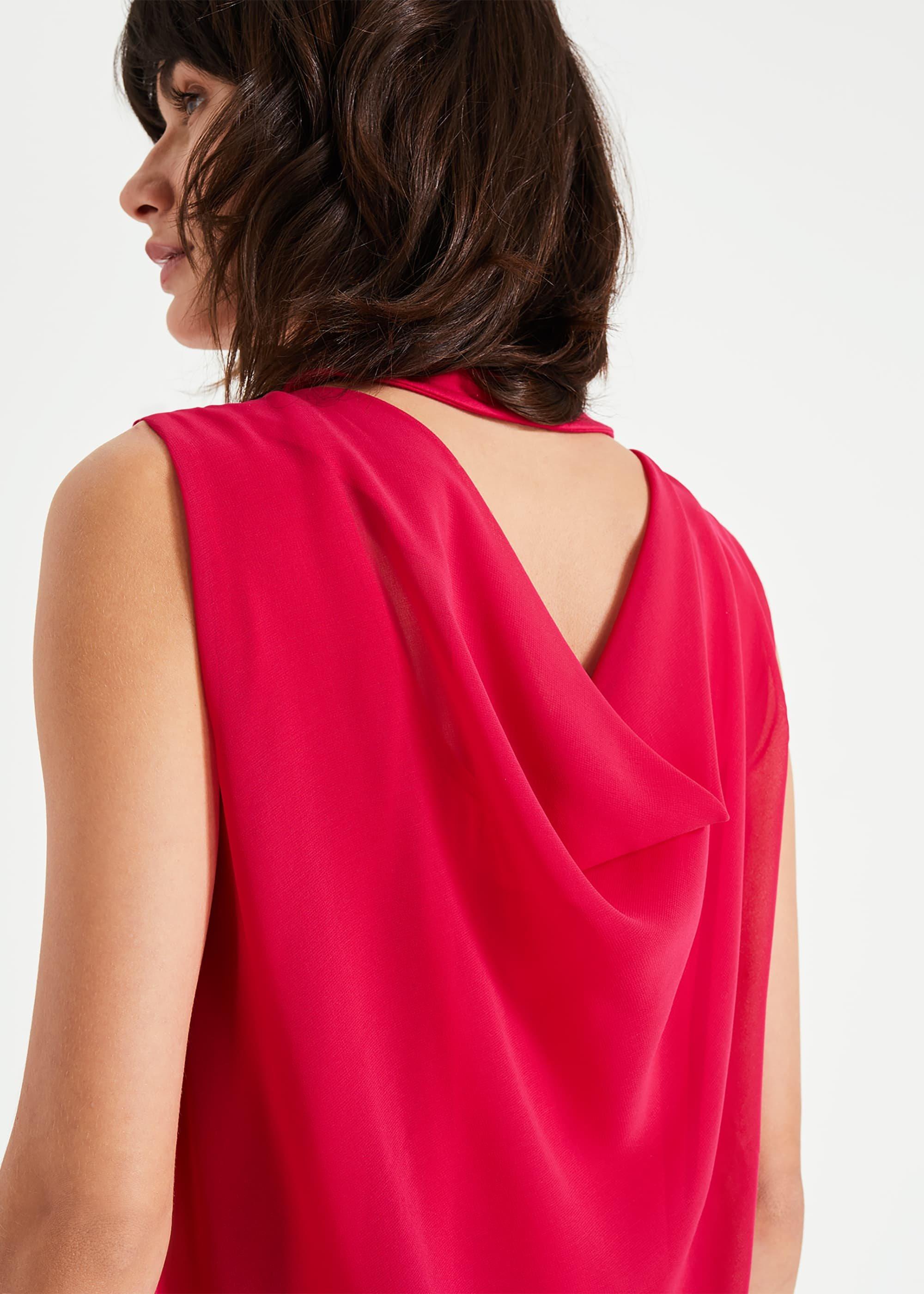 Haya Cowl Back Top