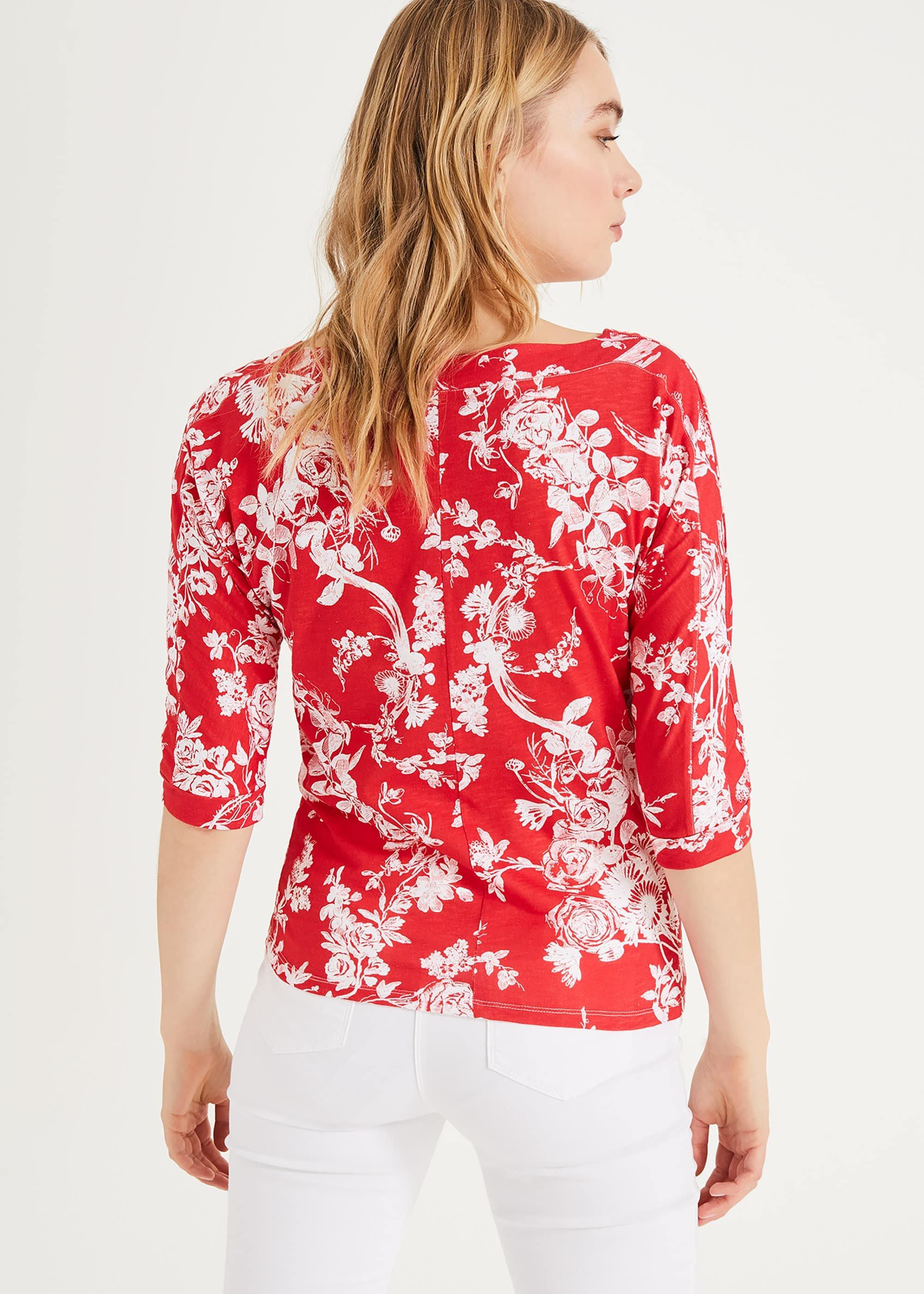 Toile De Jouy Print Top
