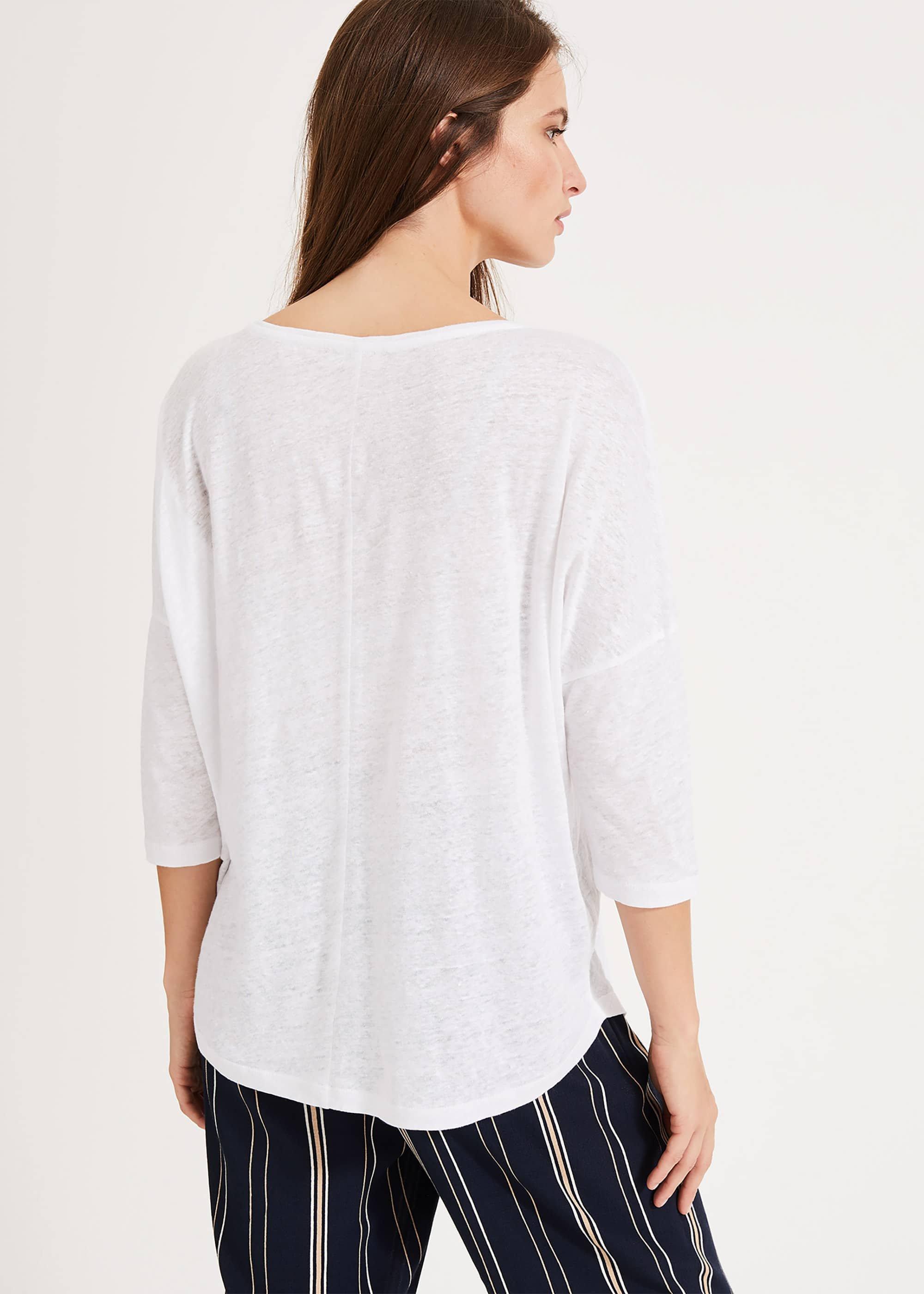 Catrina Linen Top
