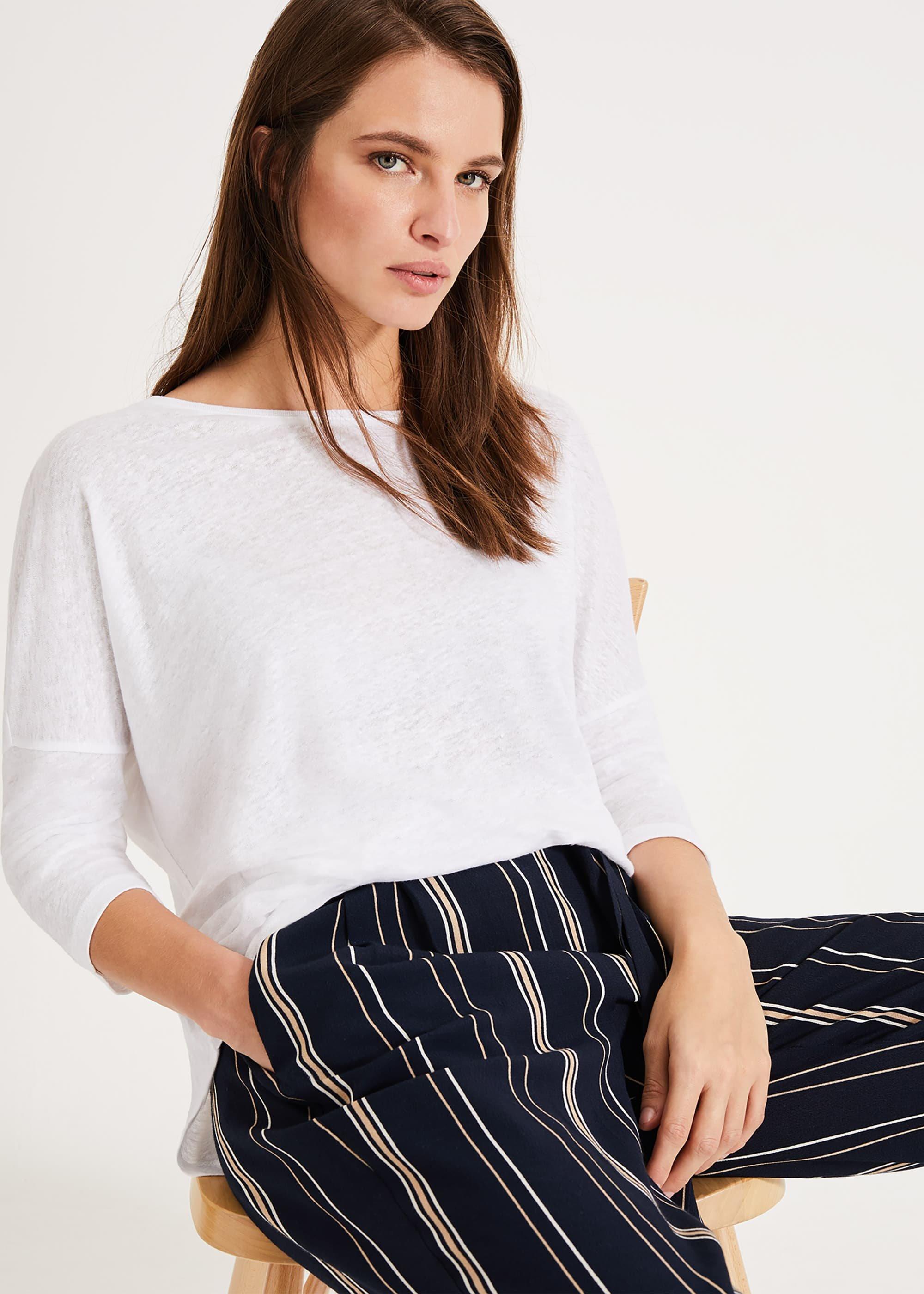 Catrina Linen Top