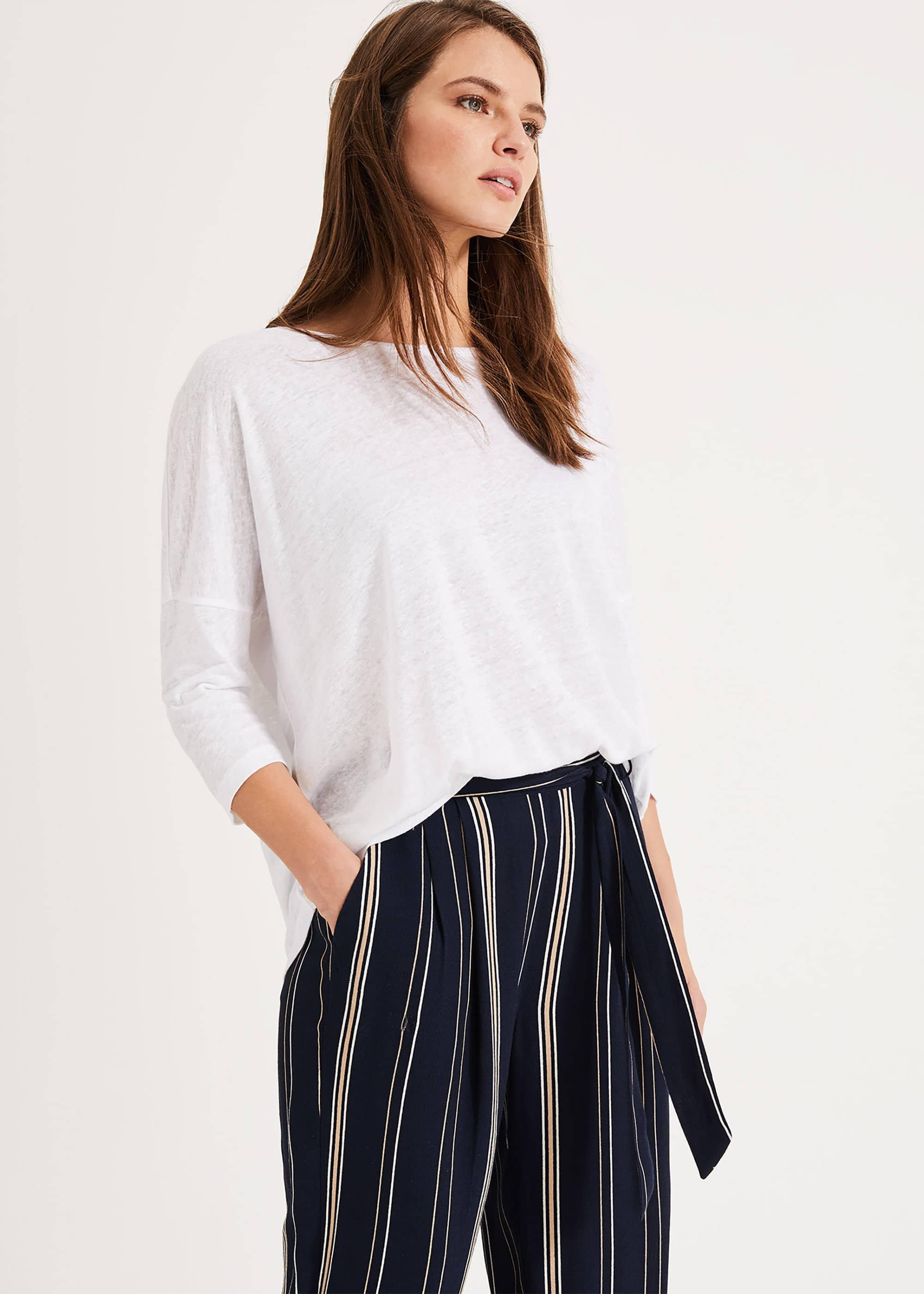 Catrina Linen Top