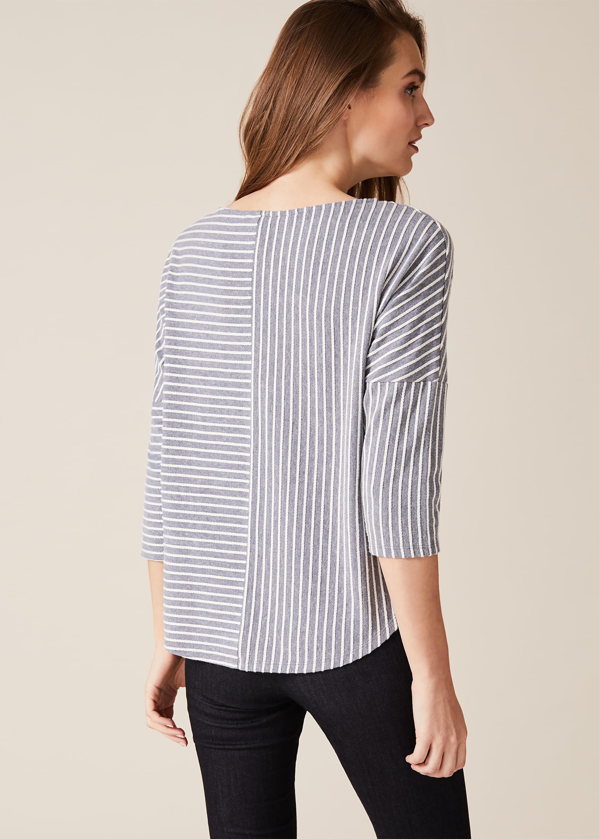 Tess Textured Stripe Top