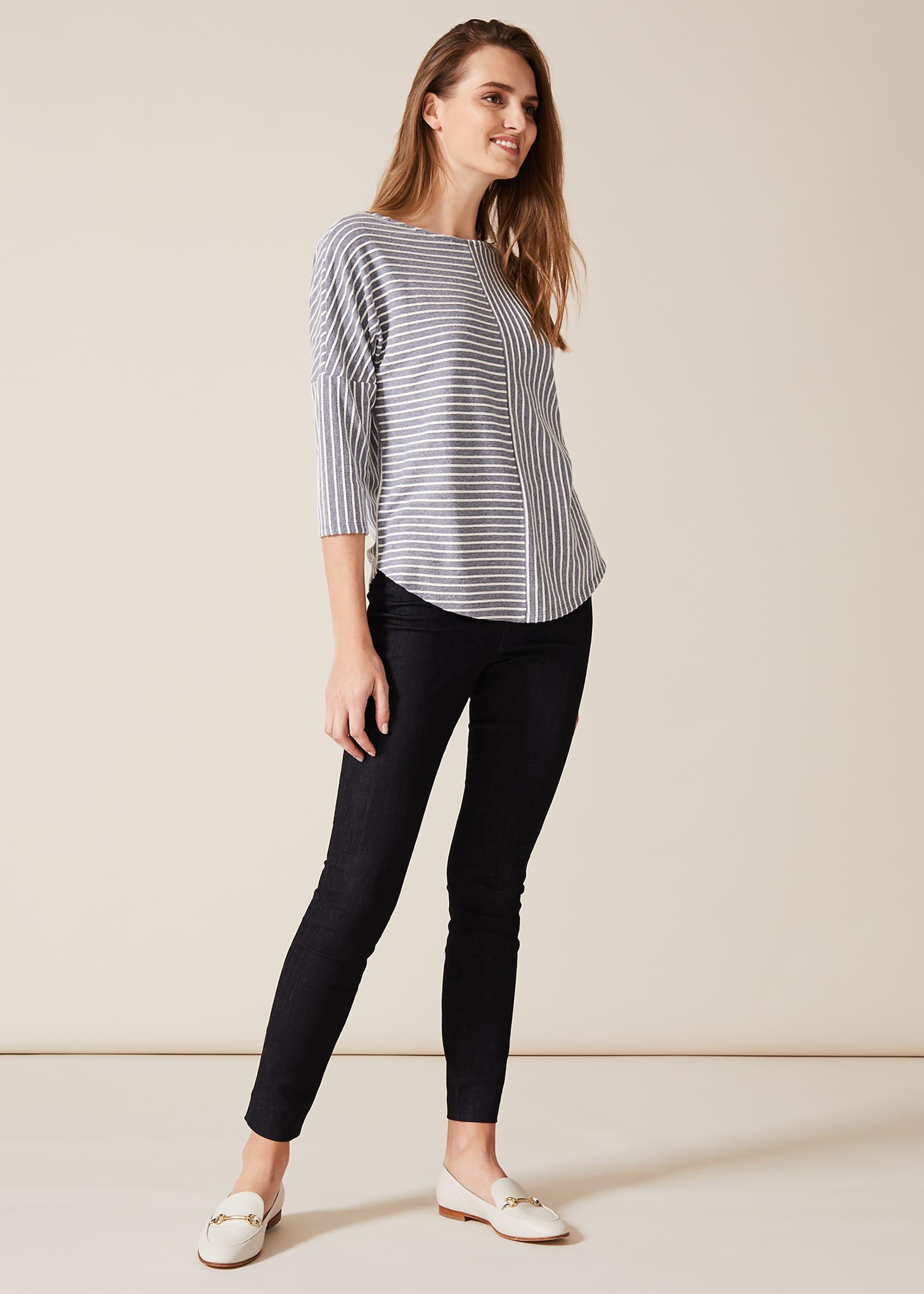 Tess Textured Stripe Top