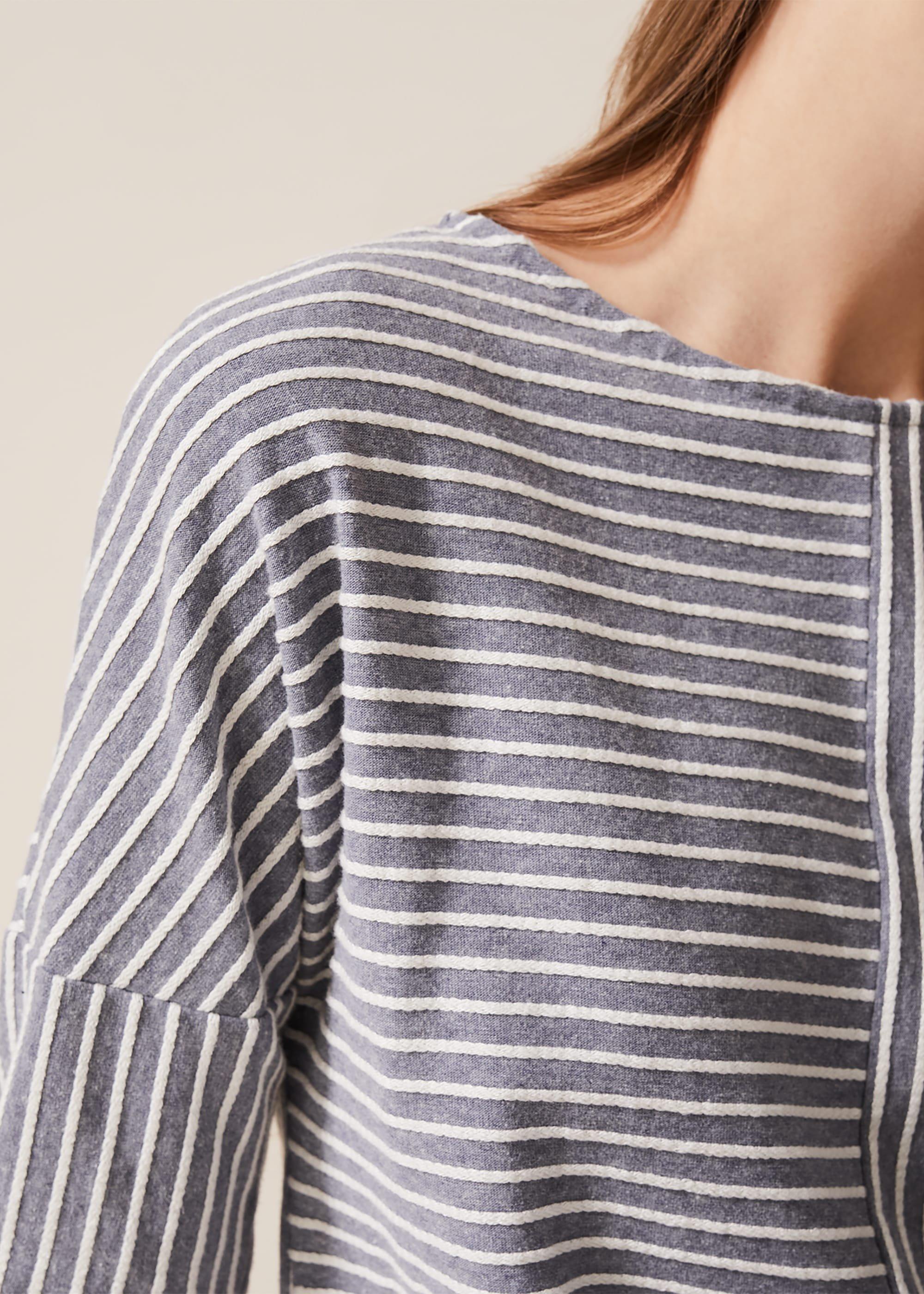 Tess Textured Stripe Top