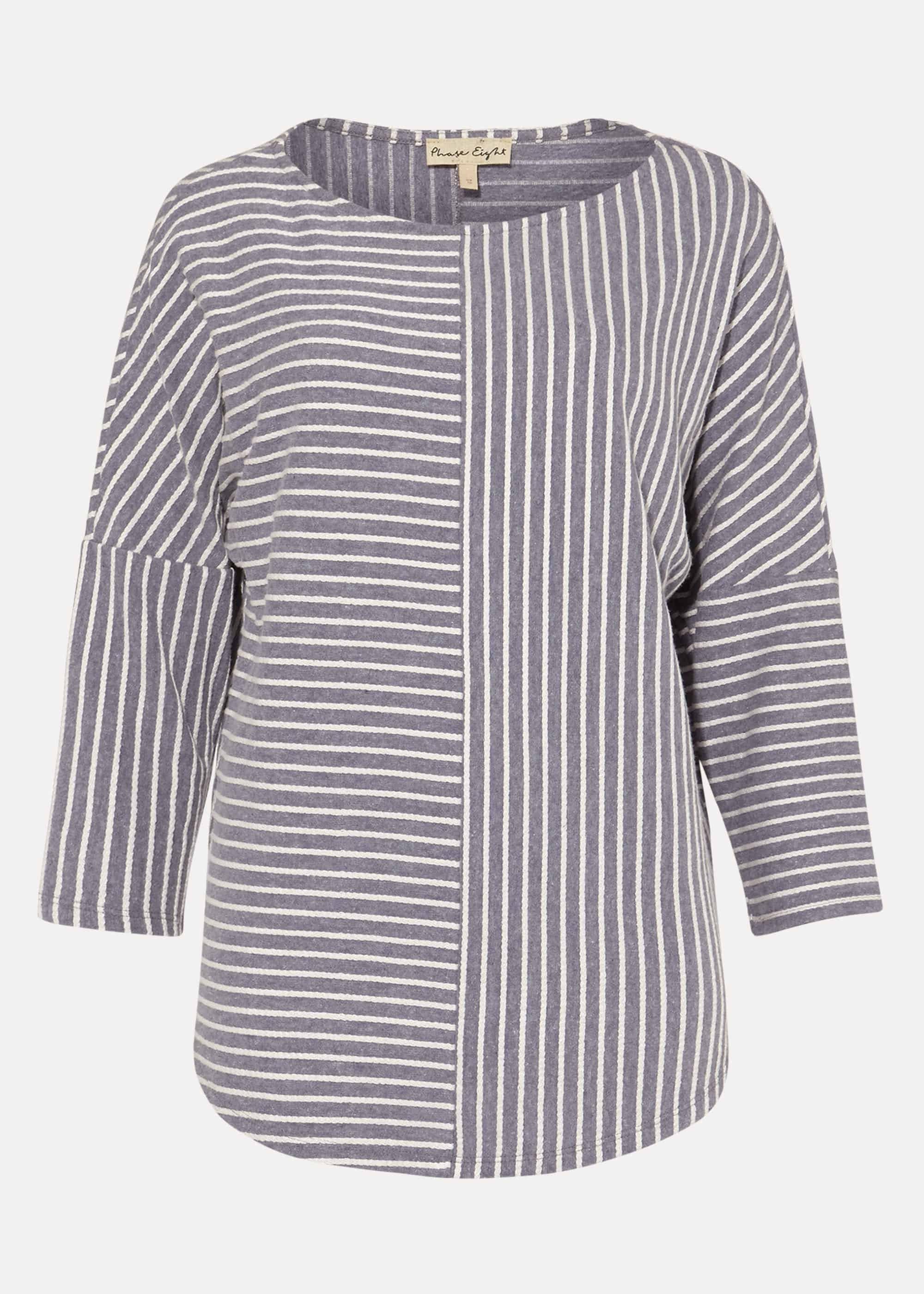 Tess Textured Stripe Top