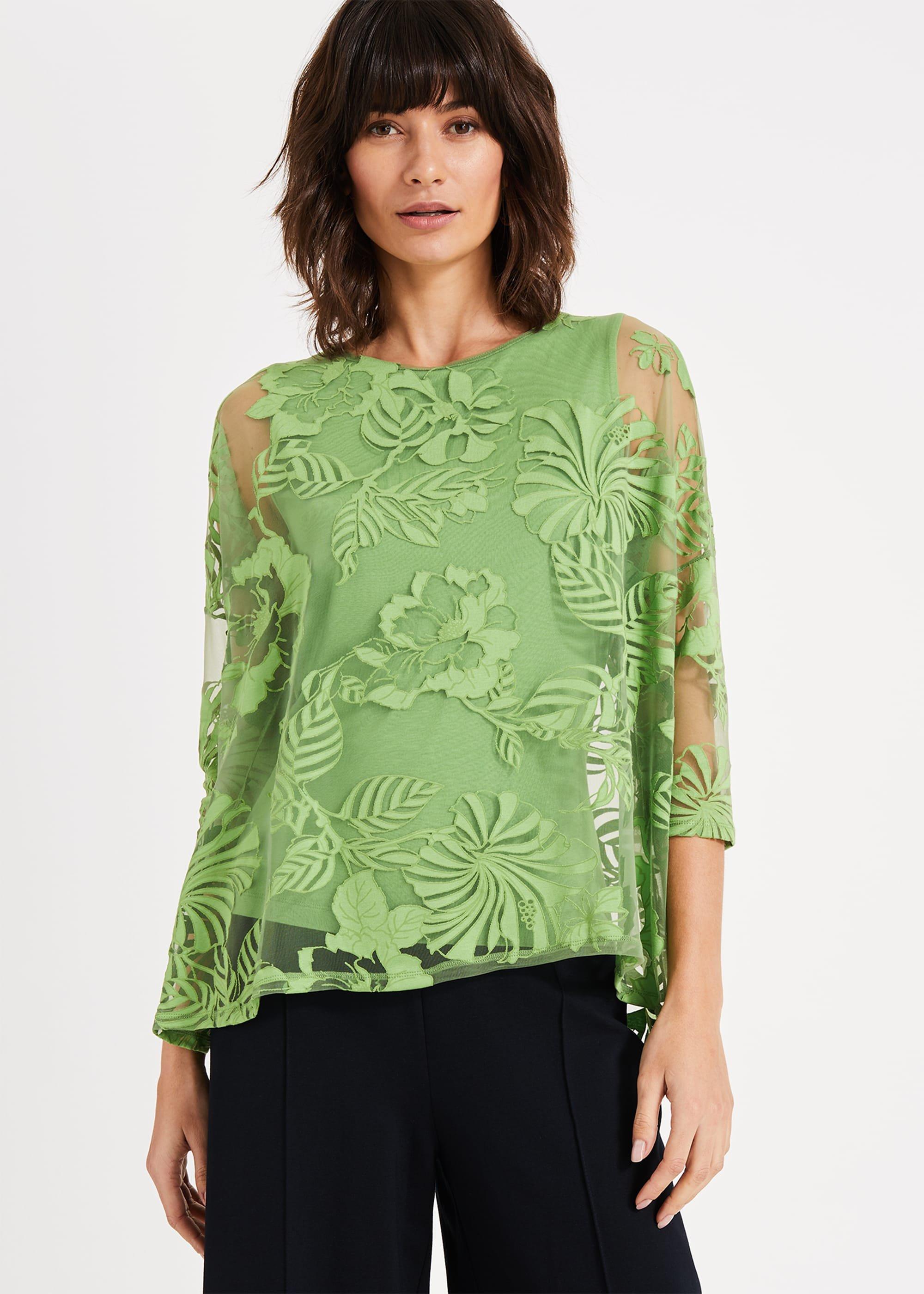 Qvc Beth Bubble Burnout Top