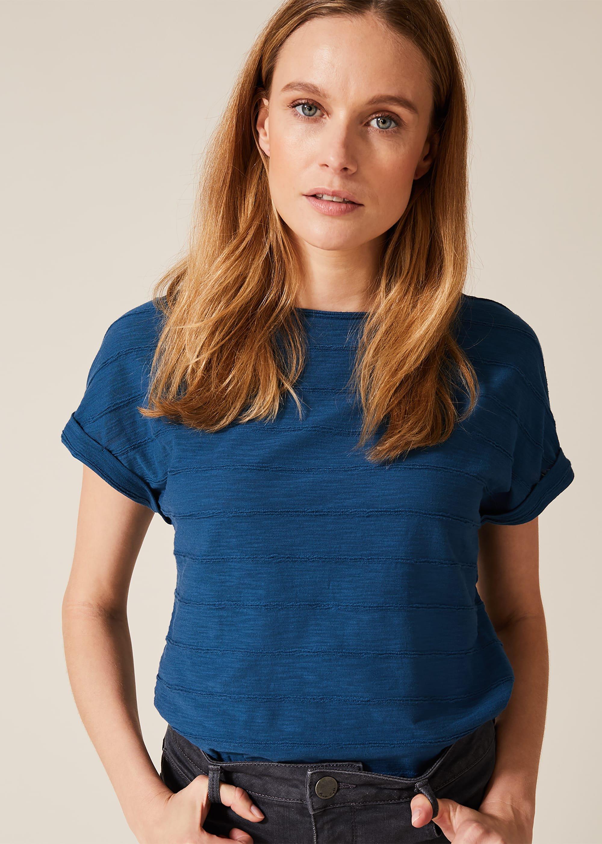 Eudora Ripple Texture Top