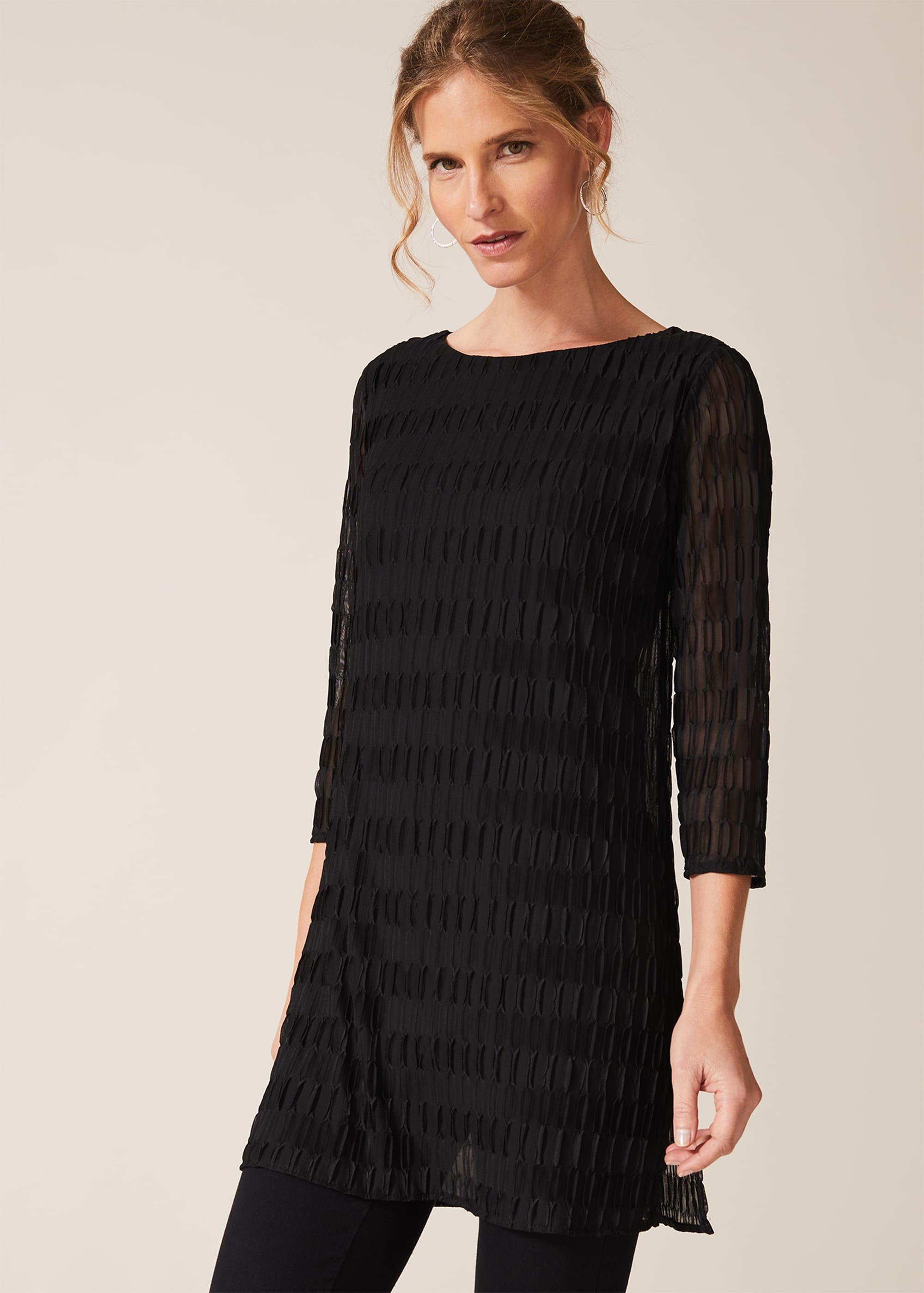 Priya Textured Longline Top