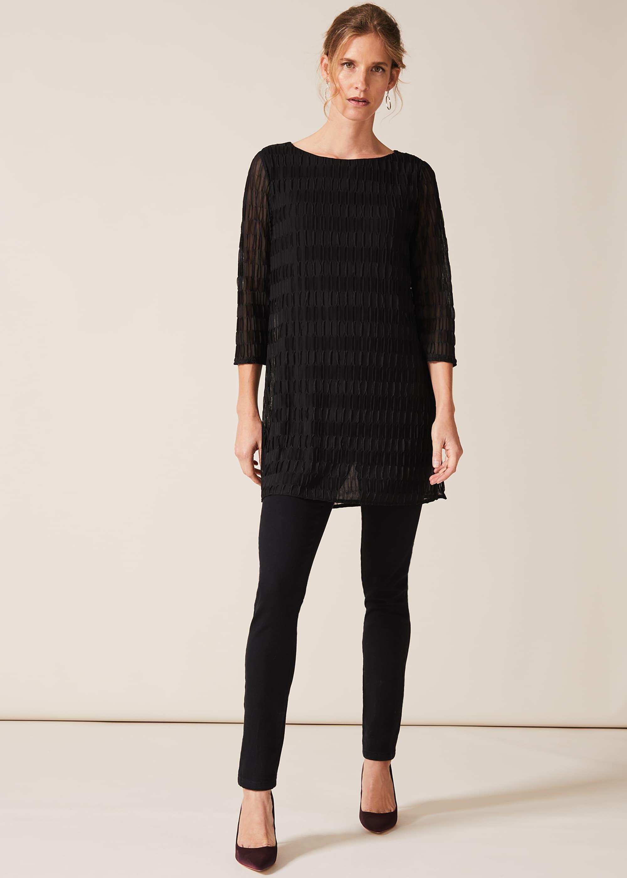 Priya Textured Longline Top