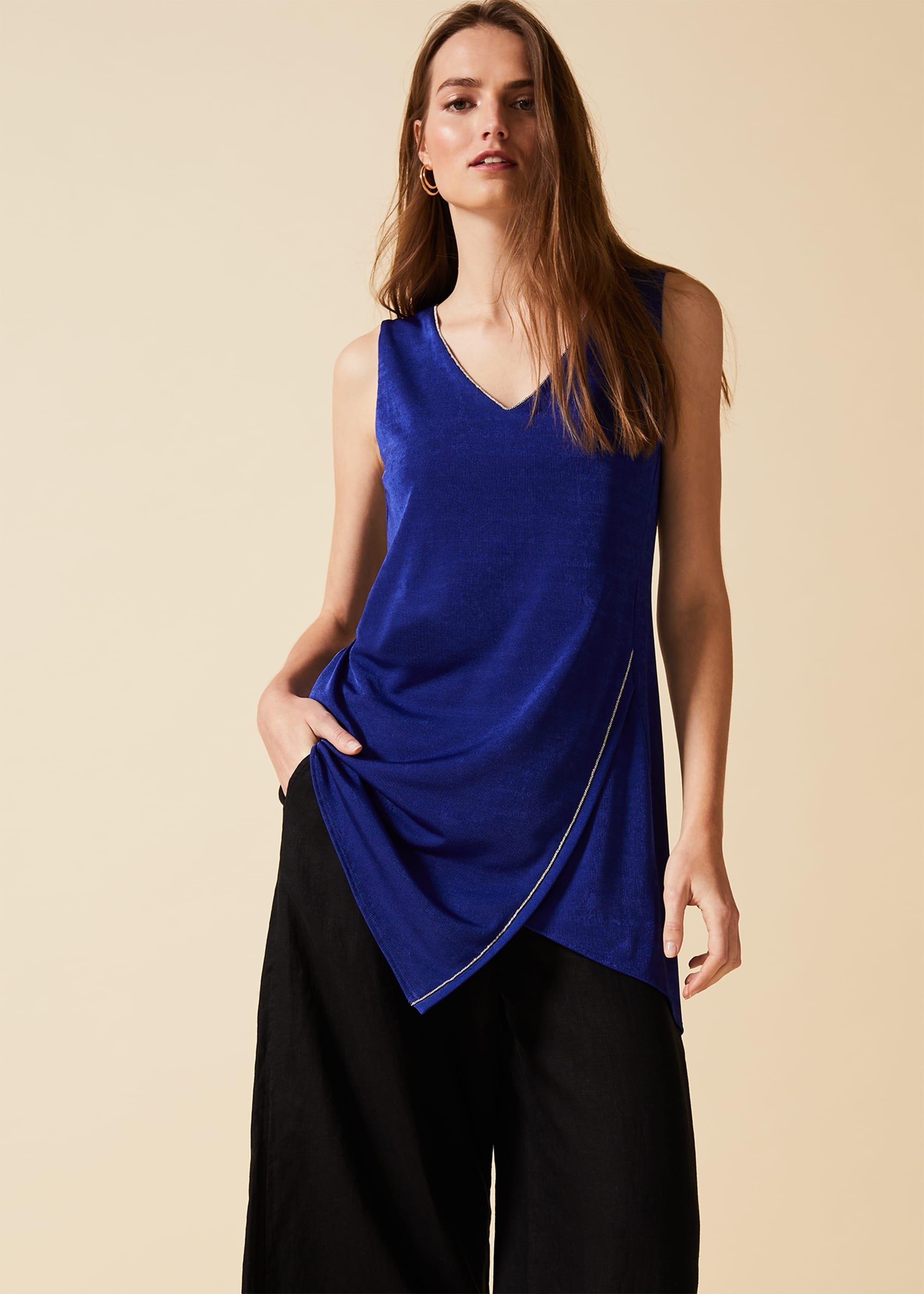 Cornelia Bead Asymmetric Tunic