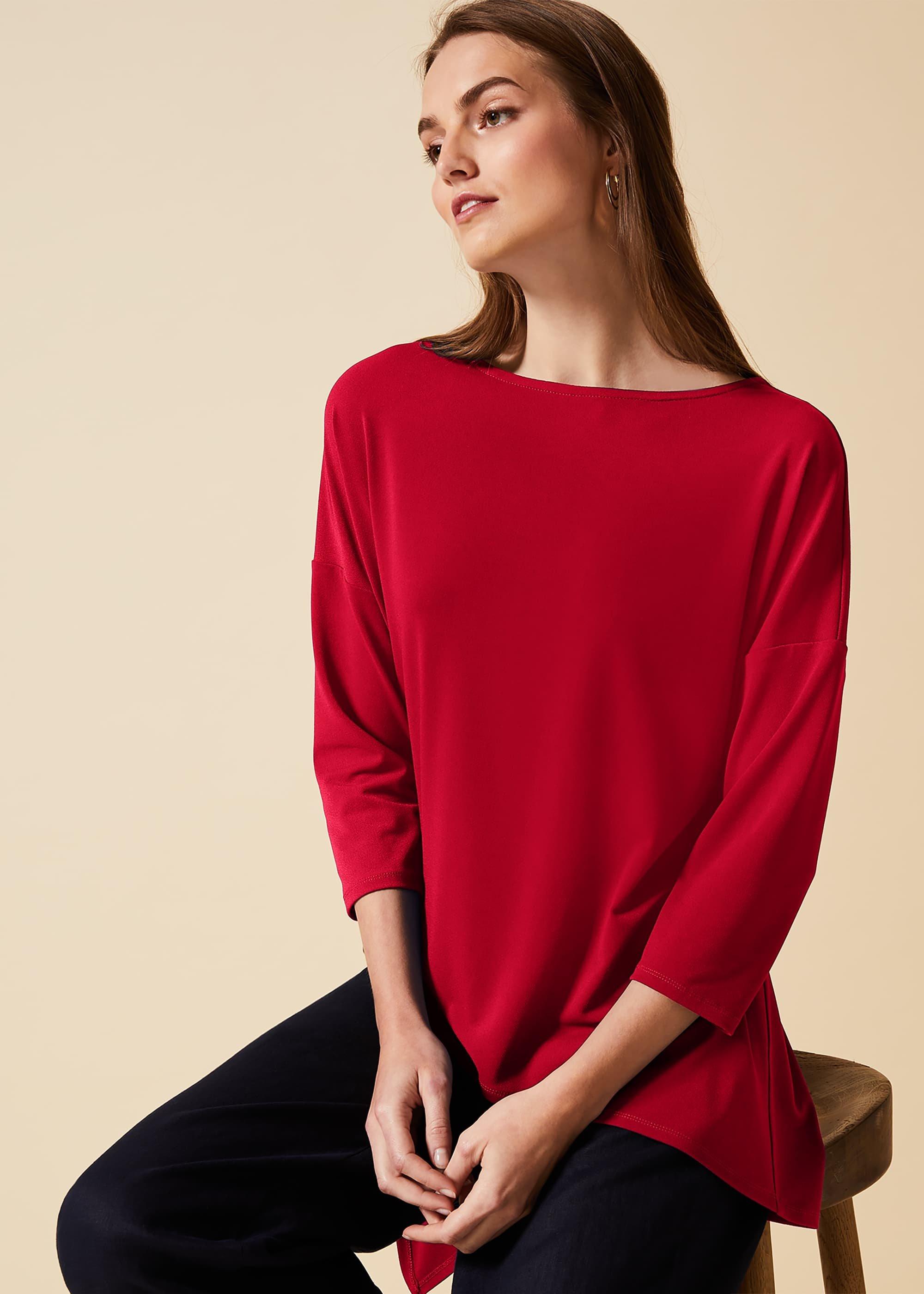 Lucetta Asymmetric Longline Top