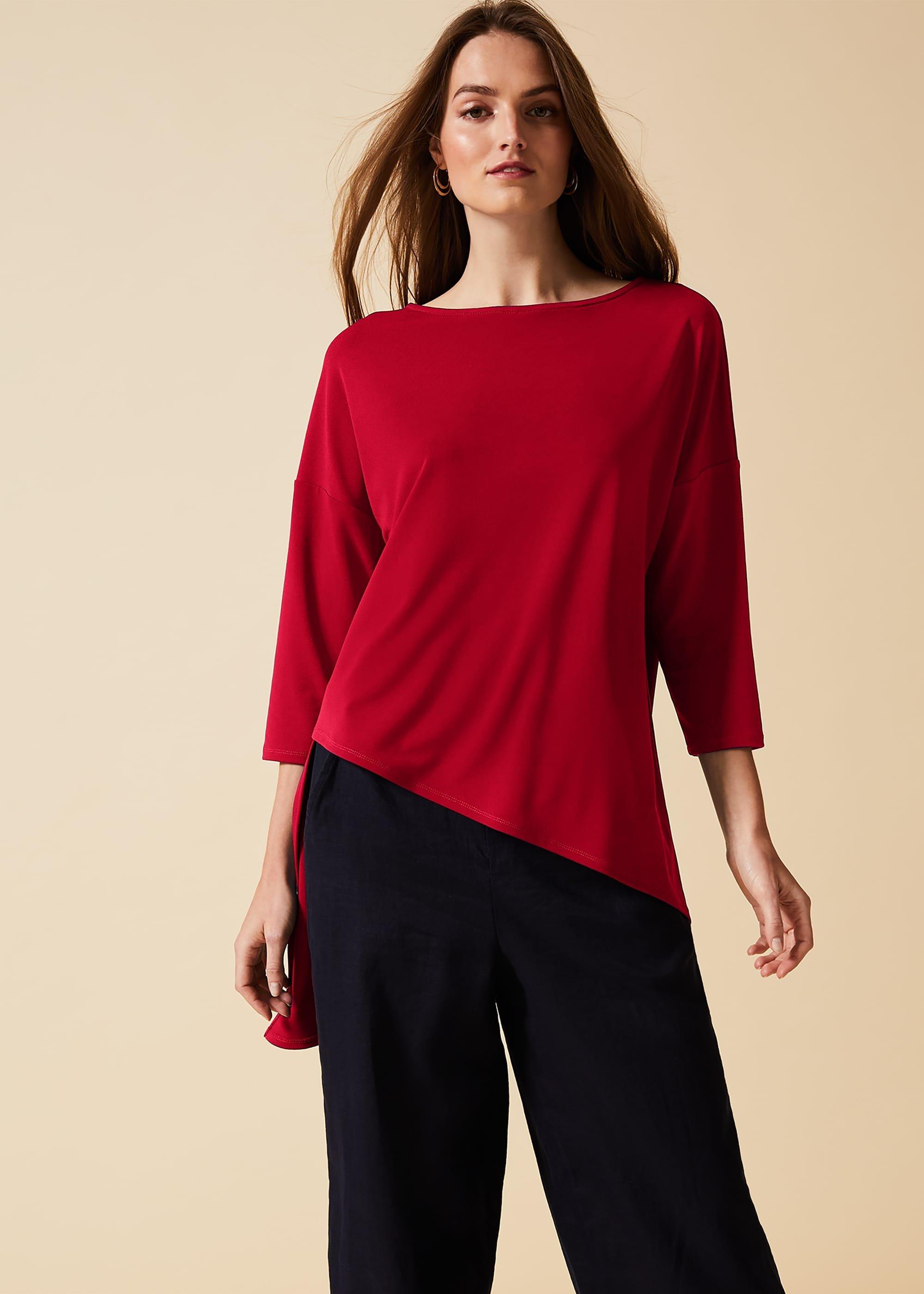 Lucetta Asymmetric Longline Top