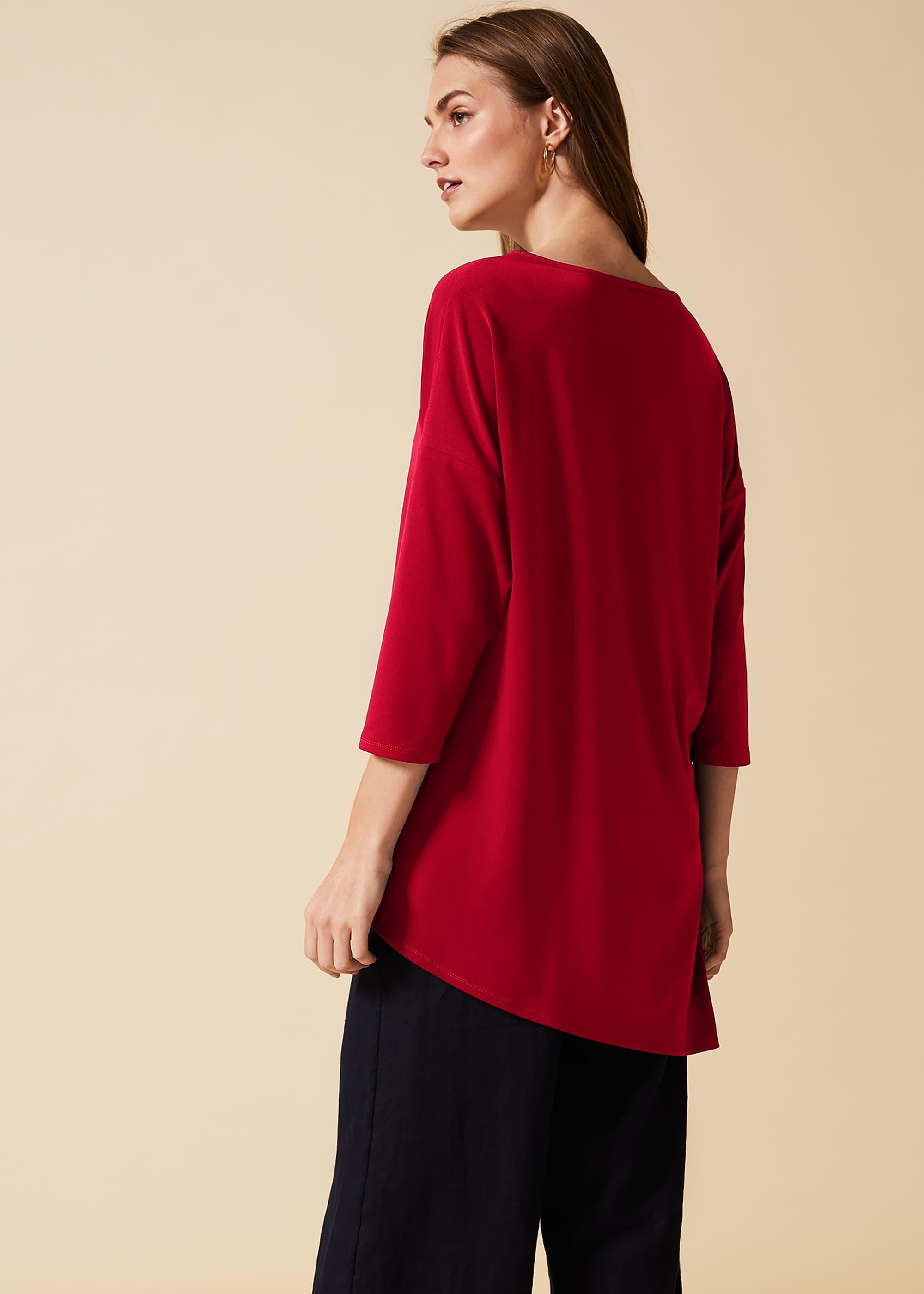 Lucetta Asymmetric Longline Top