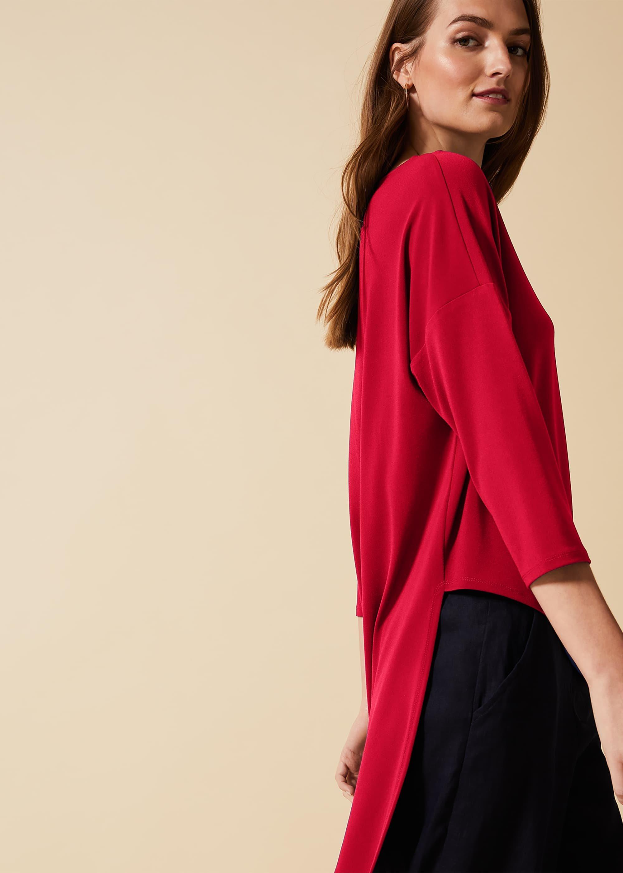Lucetta Asymmetric Longline Top
