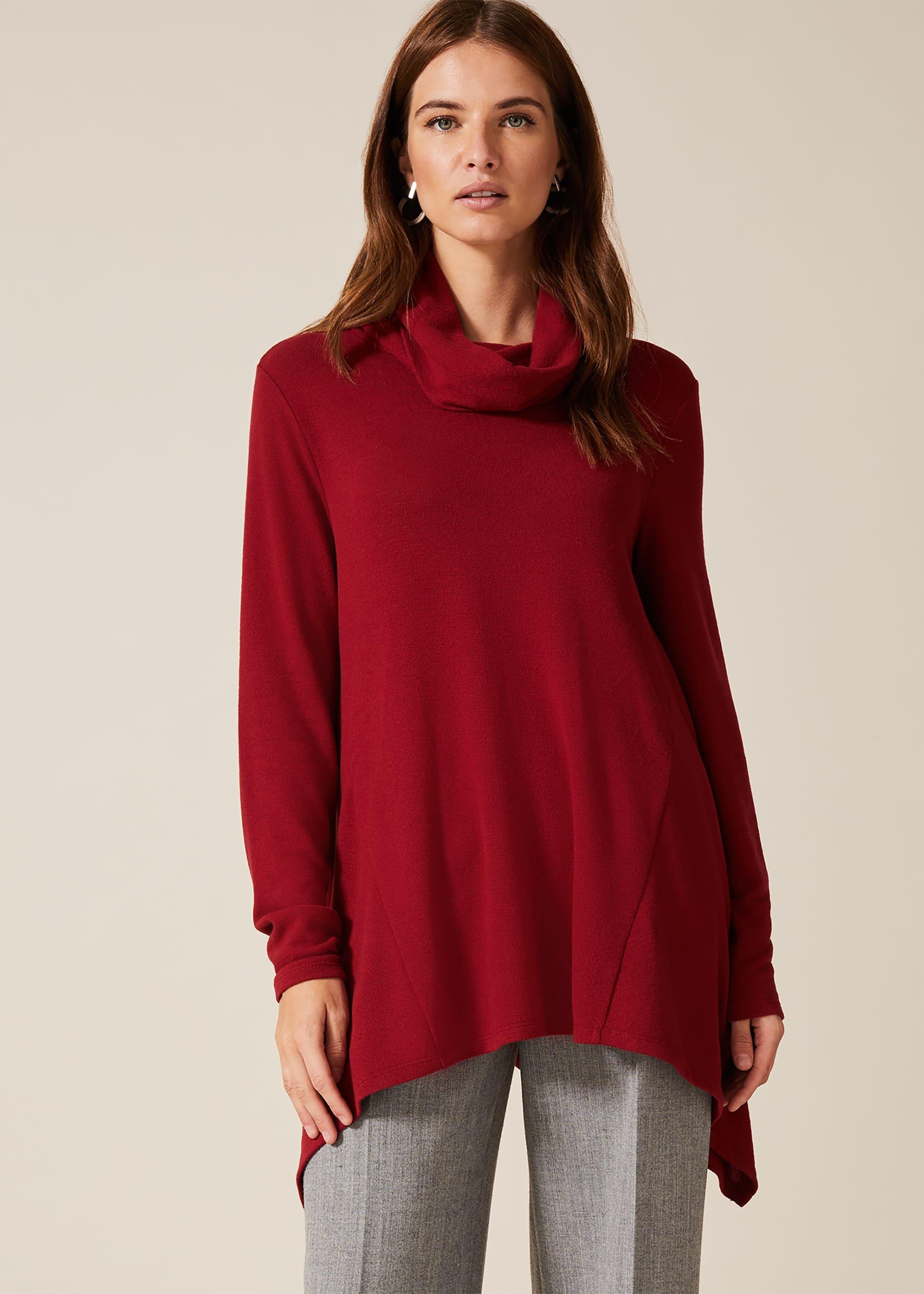 Shari Roll Neck Swing Jumper