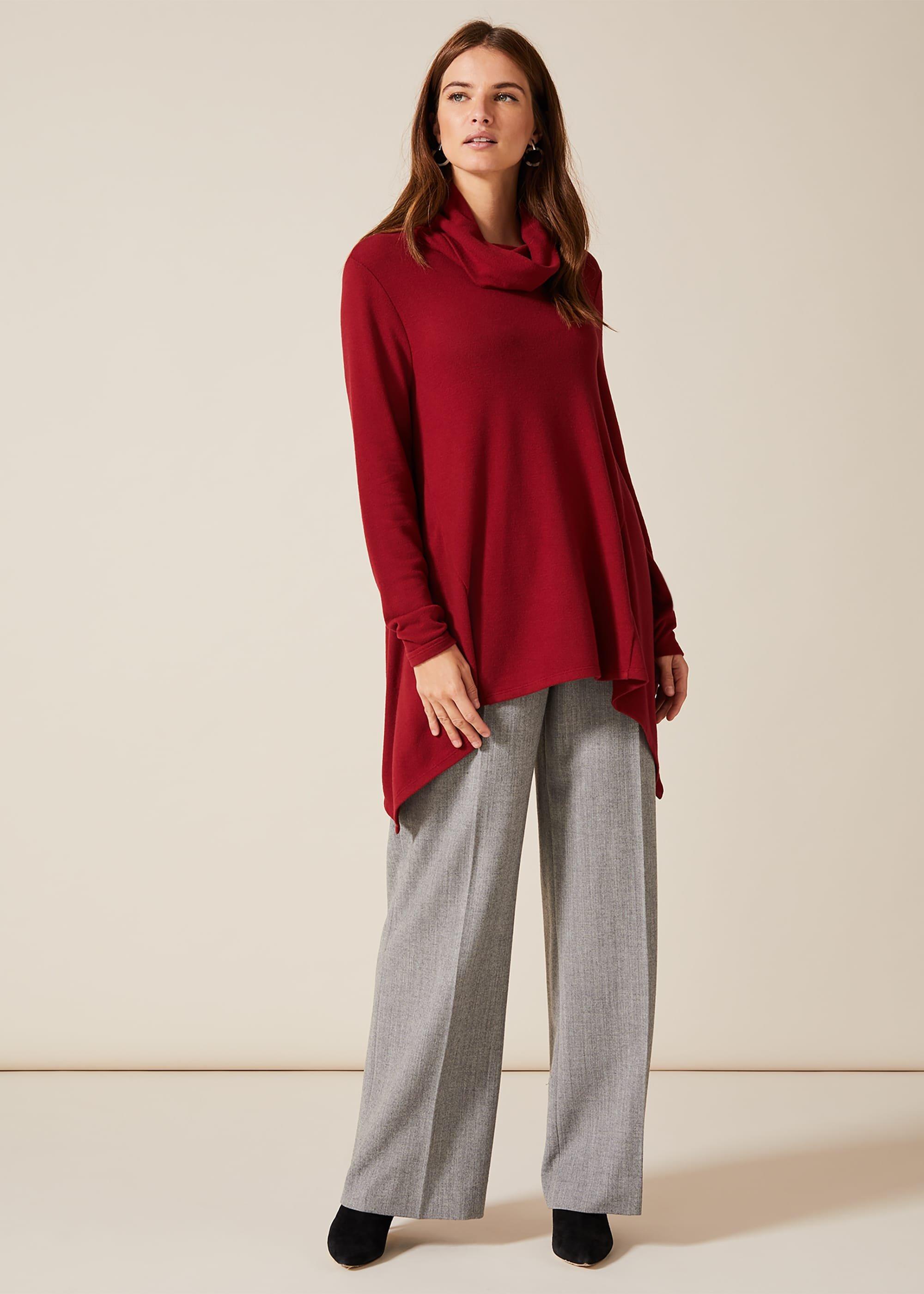 Shari Roll Neck Swing Jumper