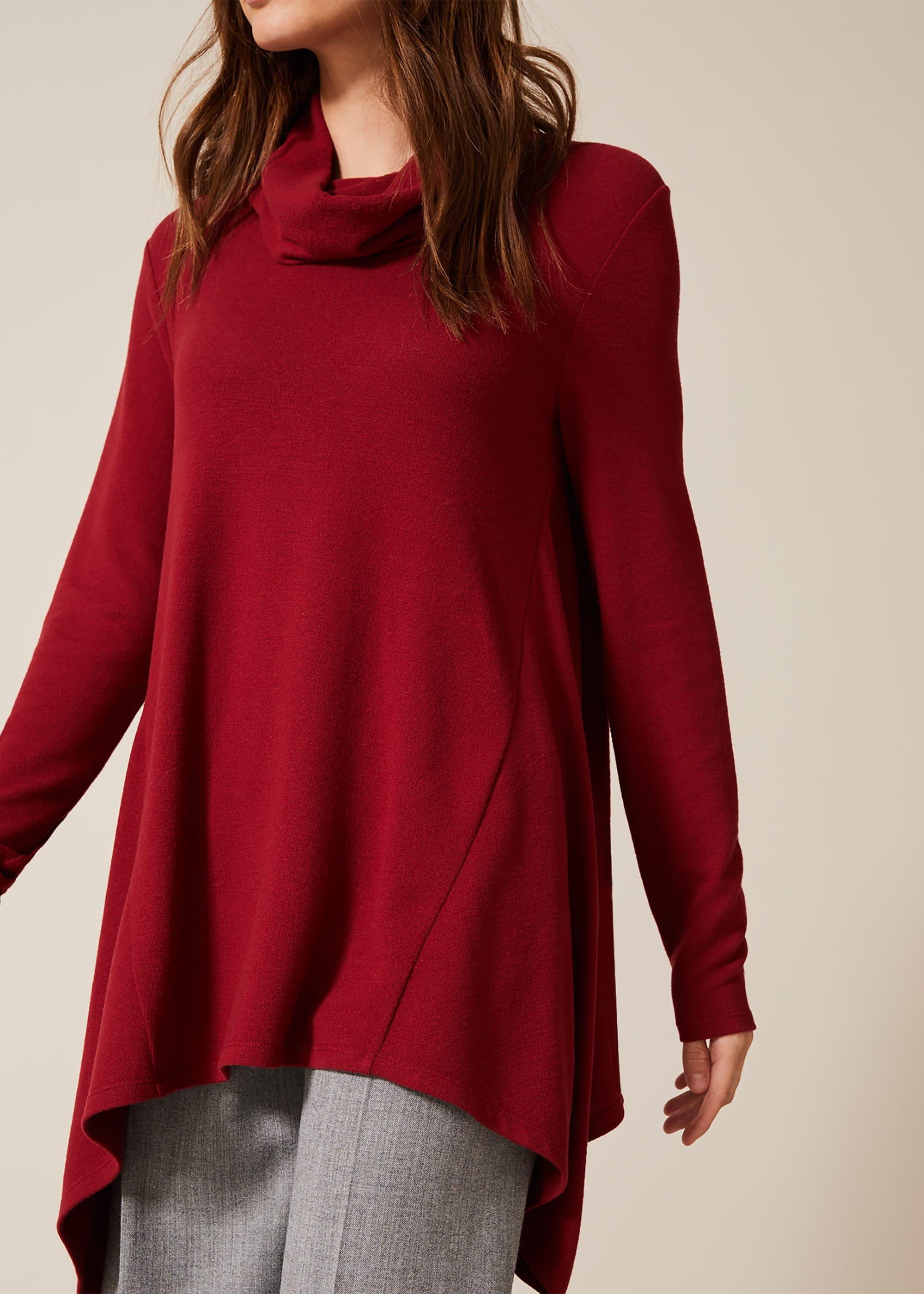 Shari Roll Neck Swing Jumper