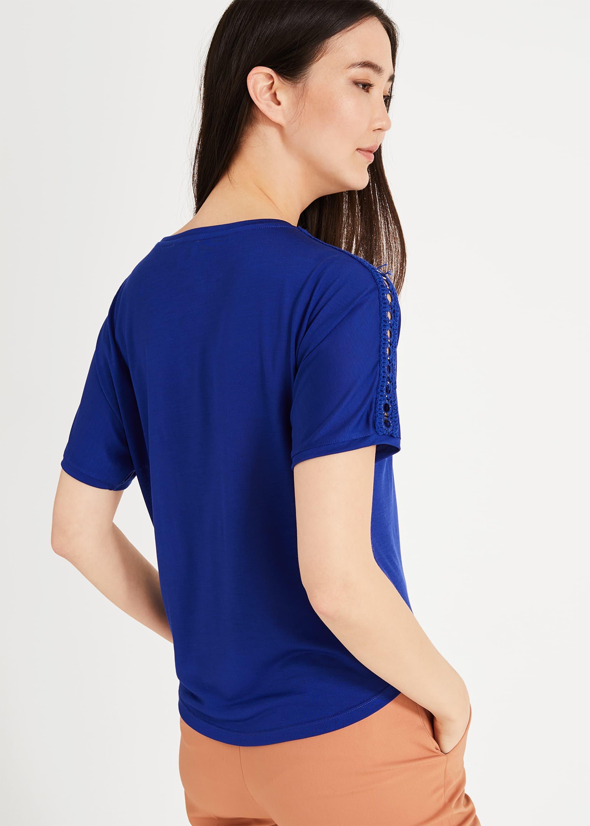 Electra Eyelet Shoulder Top