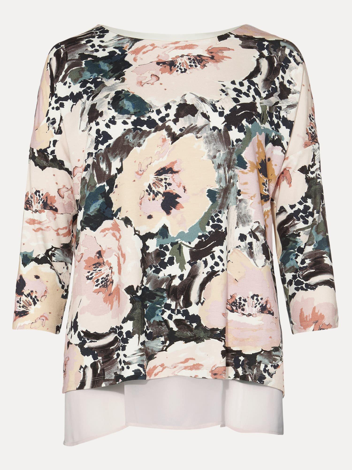 Olena Rose Double Layer Top