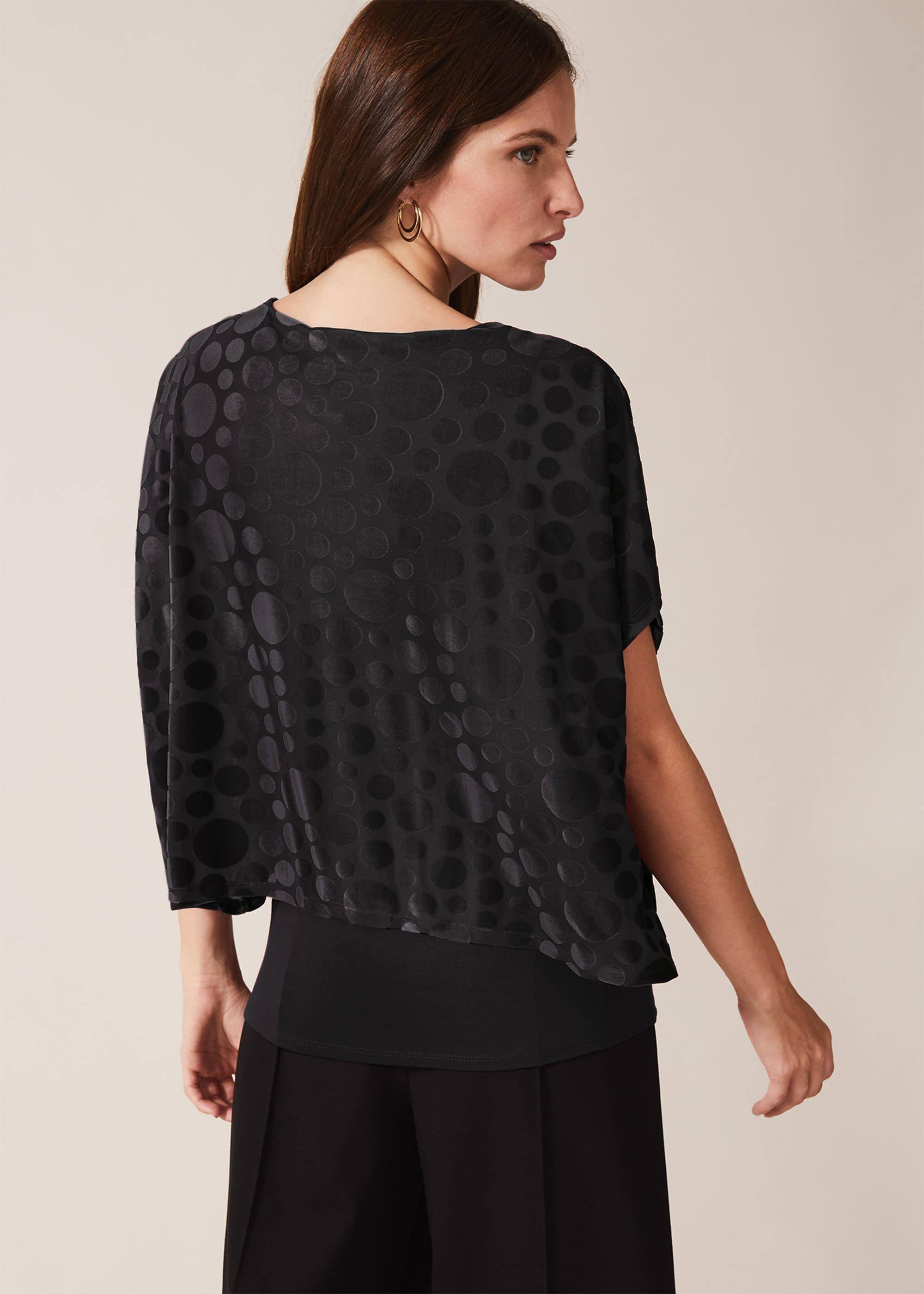 Qvc Rosheen Velvet Spot Double Layer Top