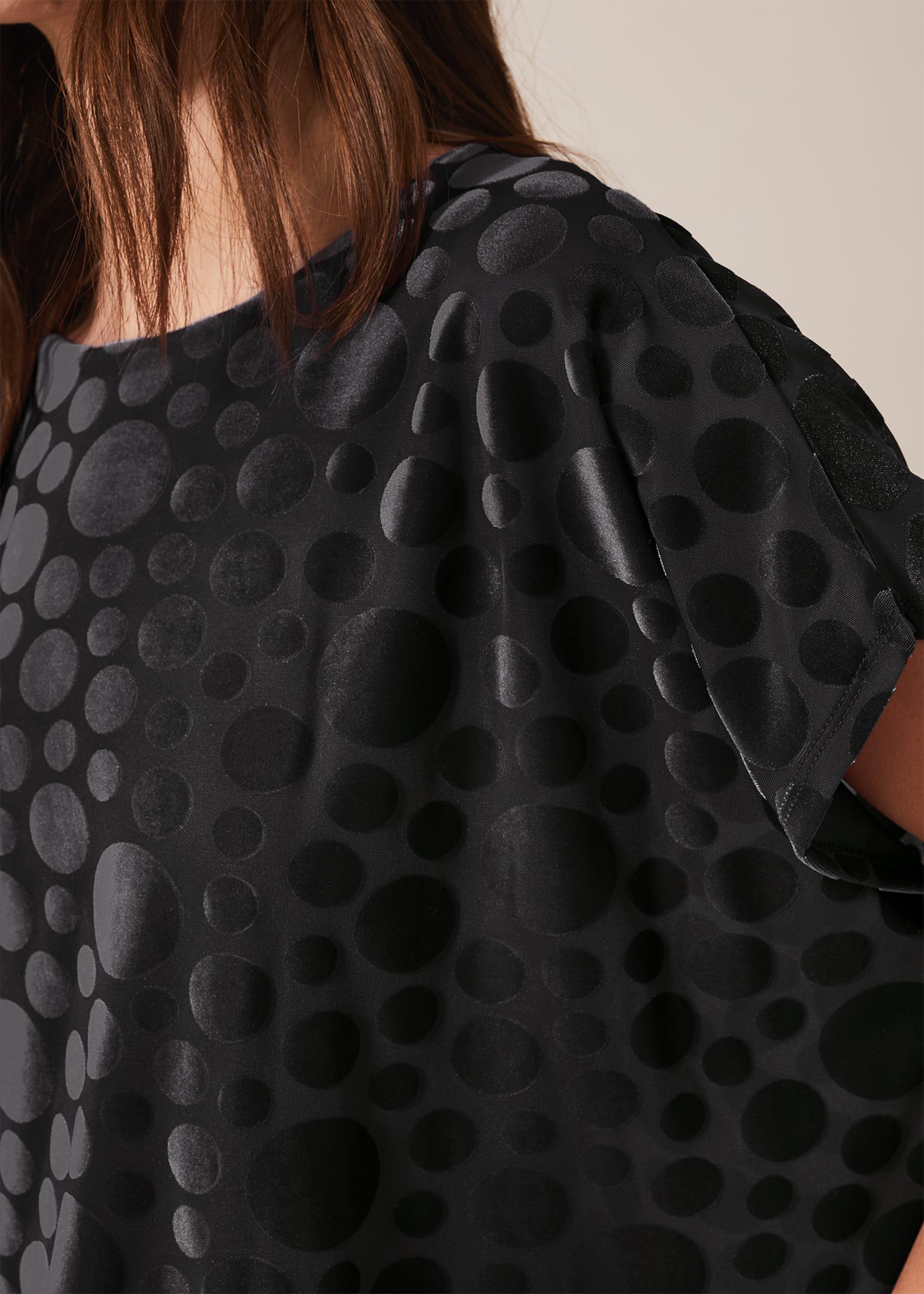 Qvc Rosheen Velvet Spot Double Layer Top
