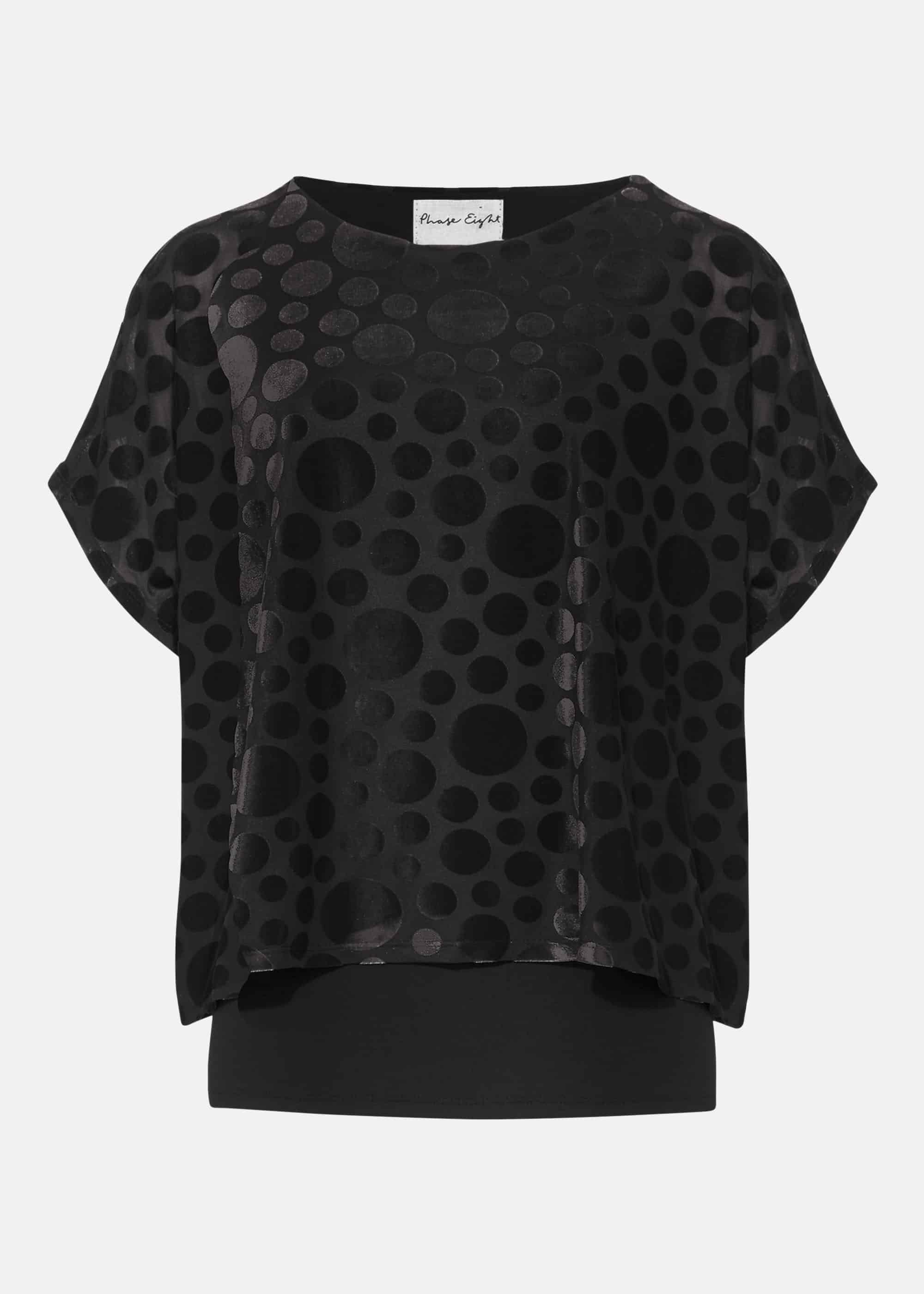Qvc Rosheen Velvet Spot Double Layer Top