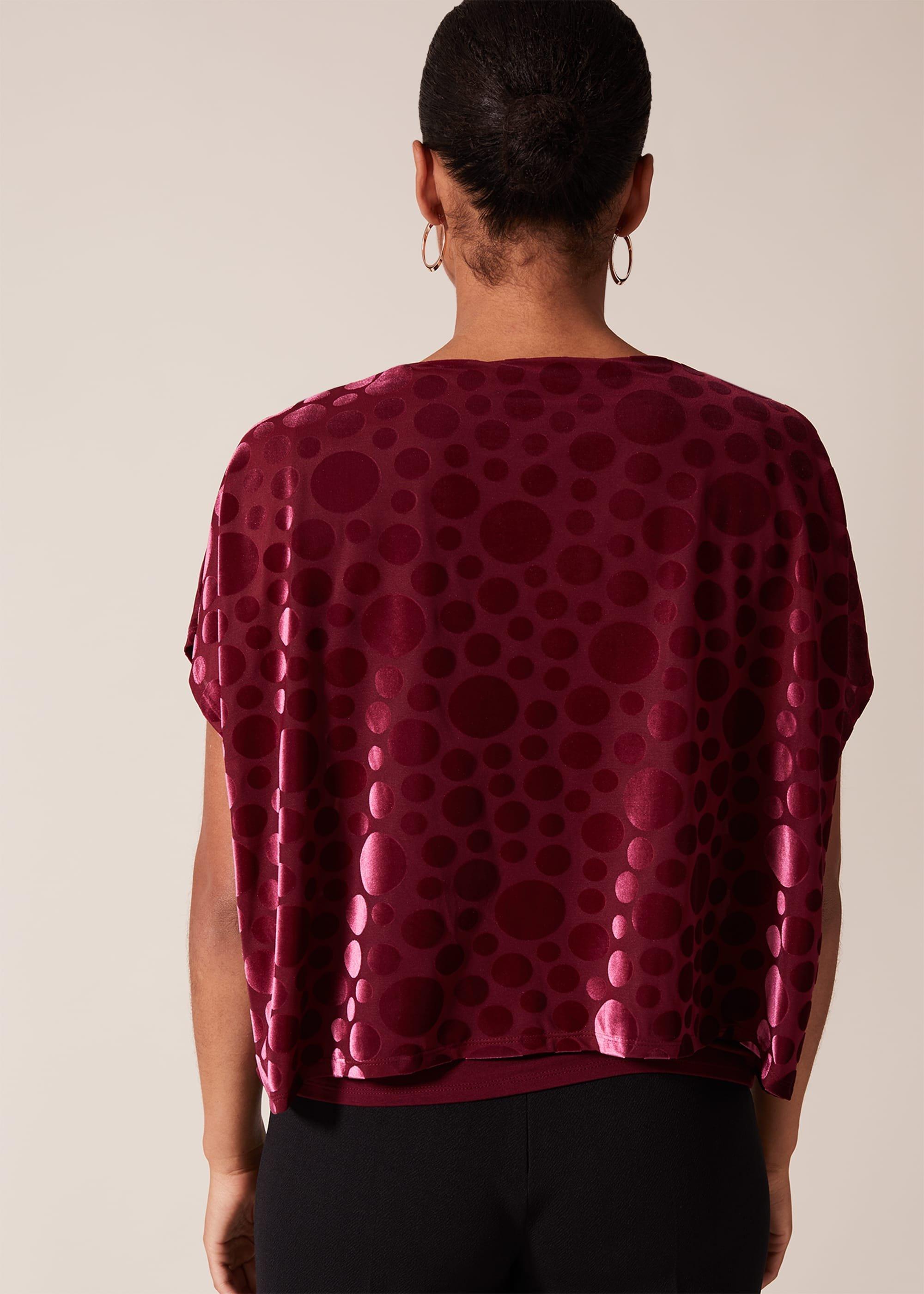 Qvc Rosheen Velvet Spot Double Layer Top