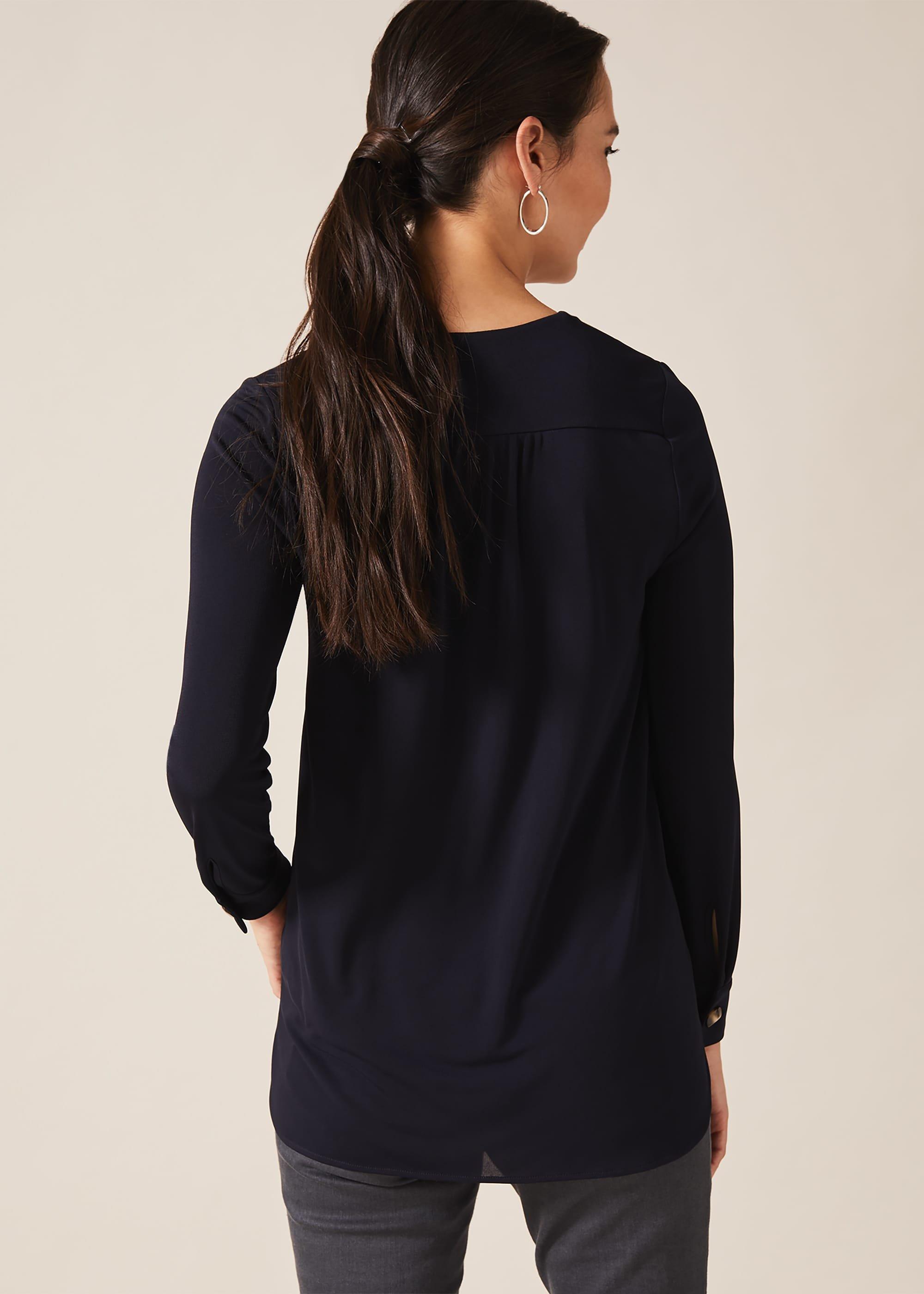 Marsha Button Front Pleat Tunic