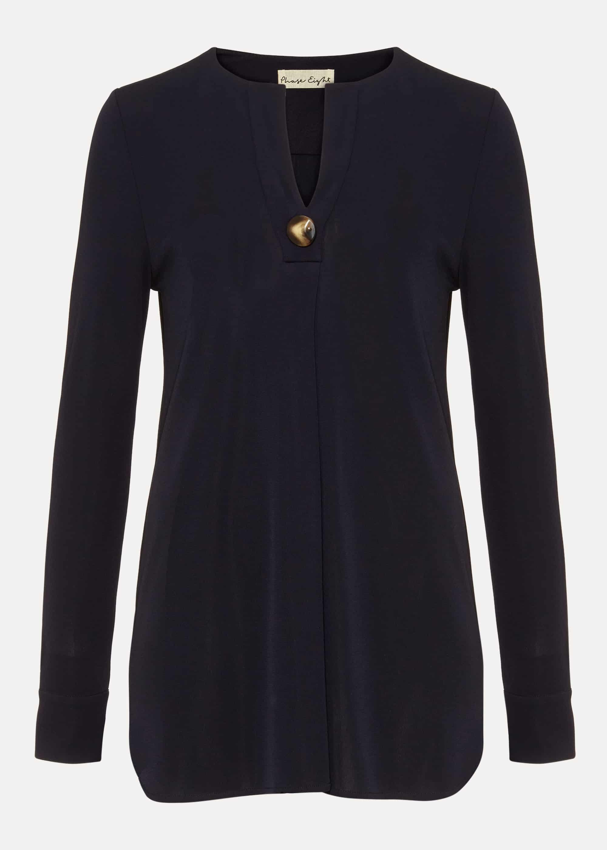 Marsha Button Front Pleat Tunic